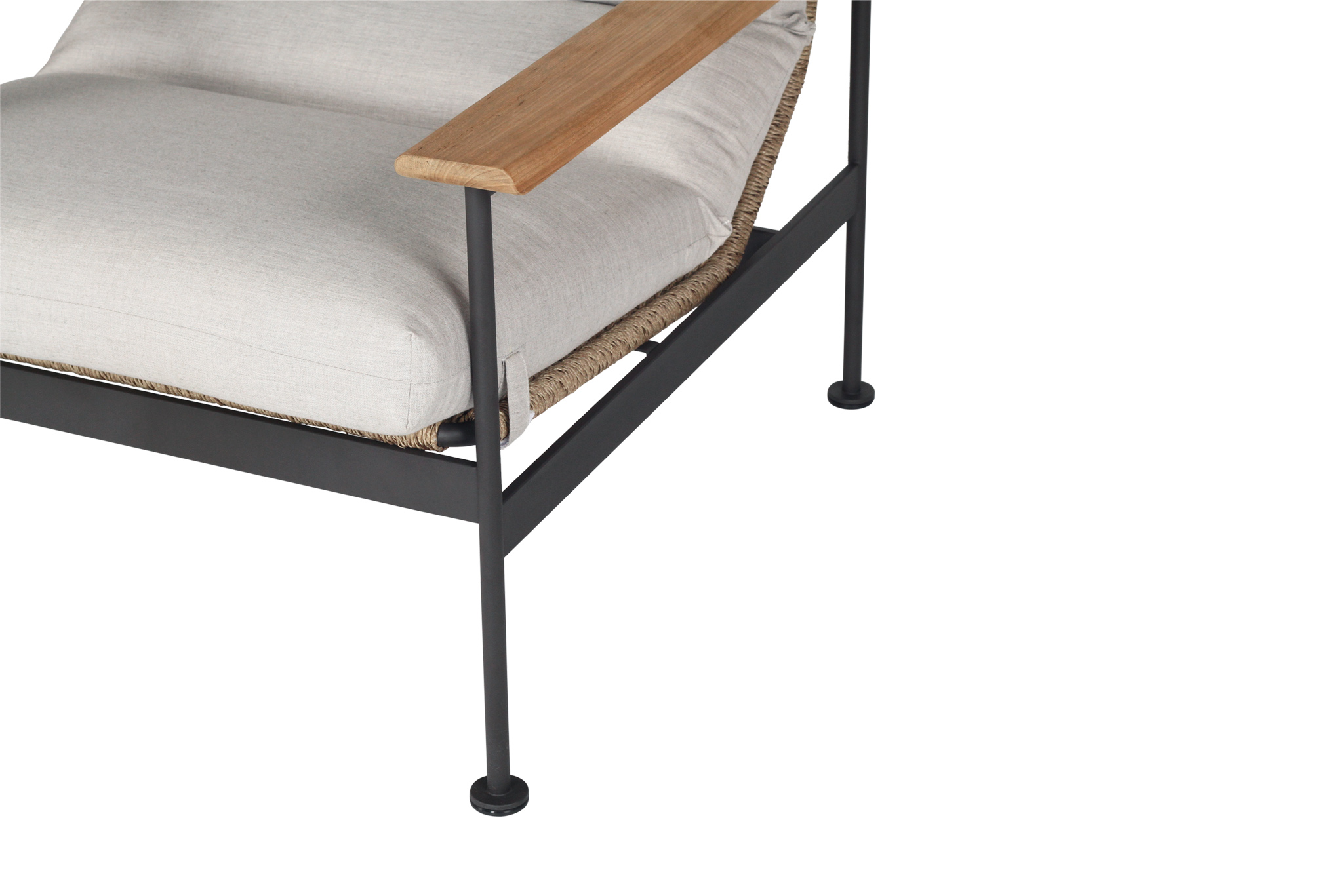 Bryce Outdoor 1 Seater Sofa - Asteroid Black - Image 17