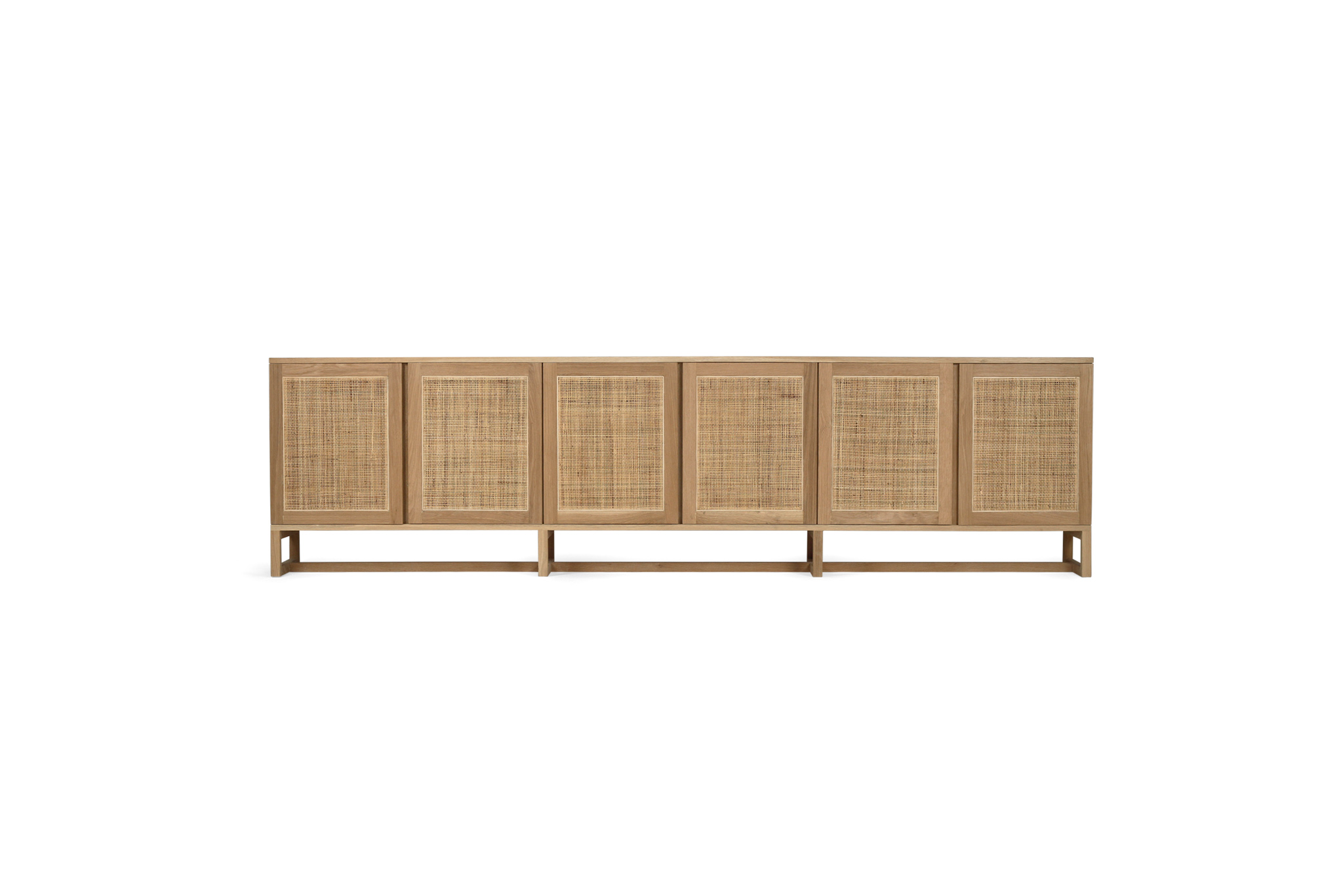 Clovelly Six Door Sideboard - Natural