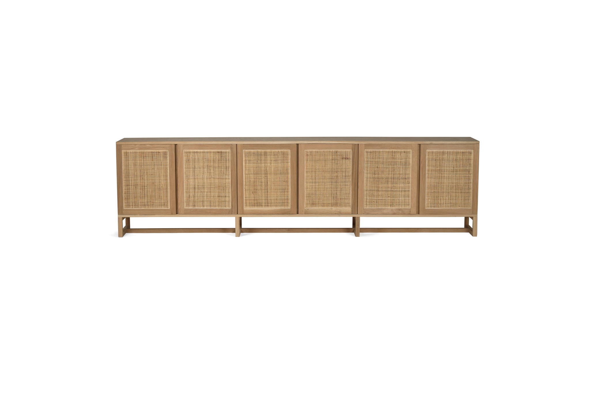 Clovelly Six Door Sideboard - Natural - Image 3