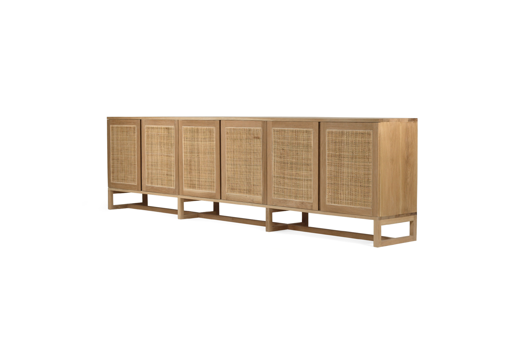 Clovelly Six Door Sideboard - Natural - Image 2