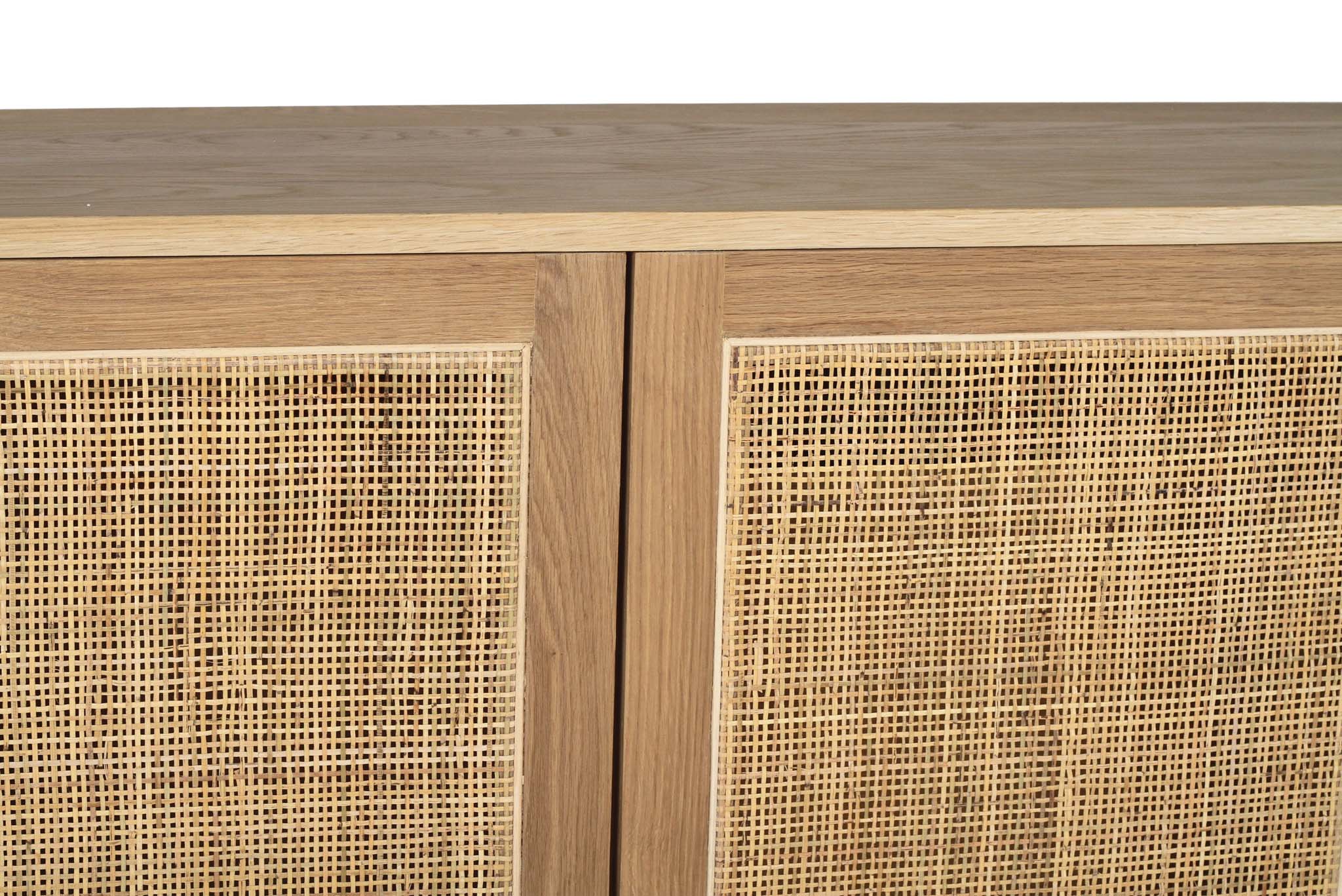 Clovelly Six Door Sideboard - Natural - Image 5