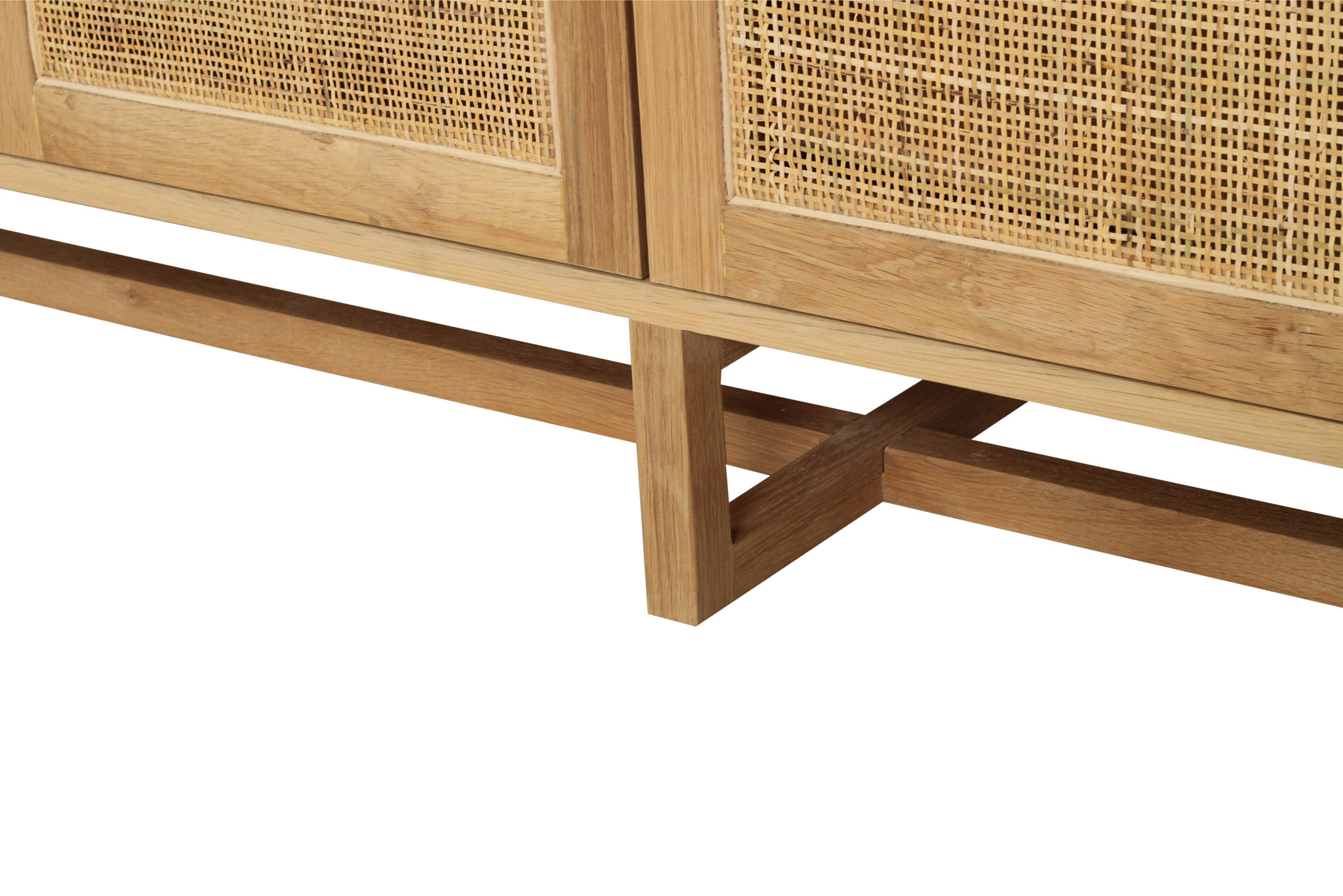 Clovelly Six Door Sideboard - Natural - Image 6