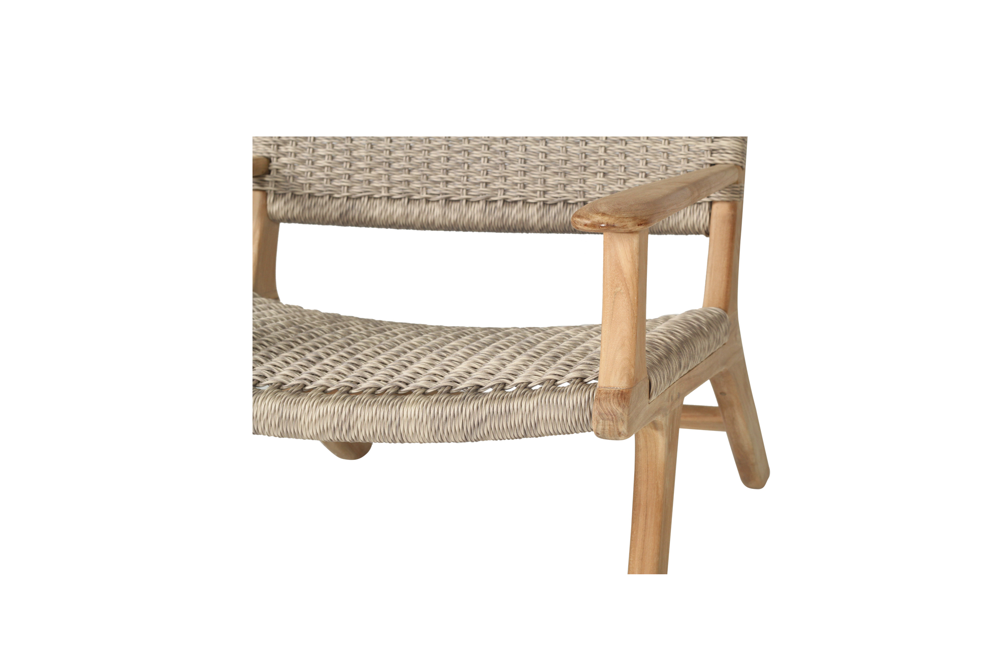 Zen Accent Arm Chair - Grey (Close Weave) - Image 8