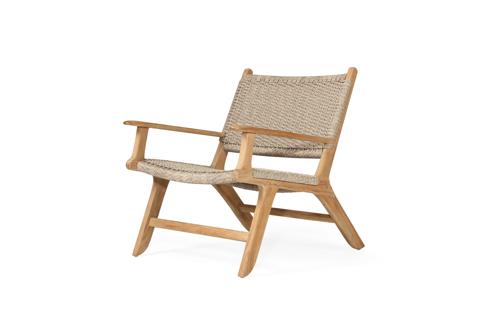 Zen Accent Arm Chair - Grey (Close Weave)