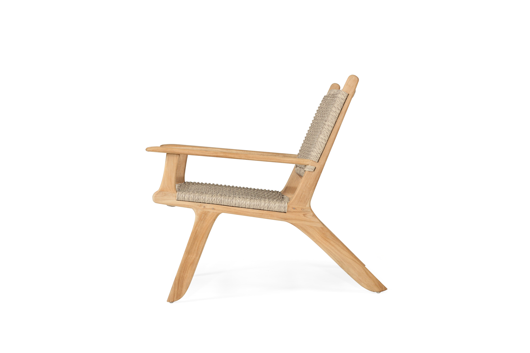 Zen Accent Arm Chair - Grey (Close Weave) - Image 4