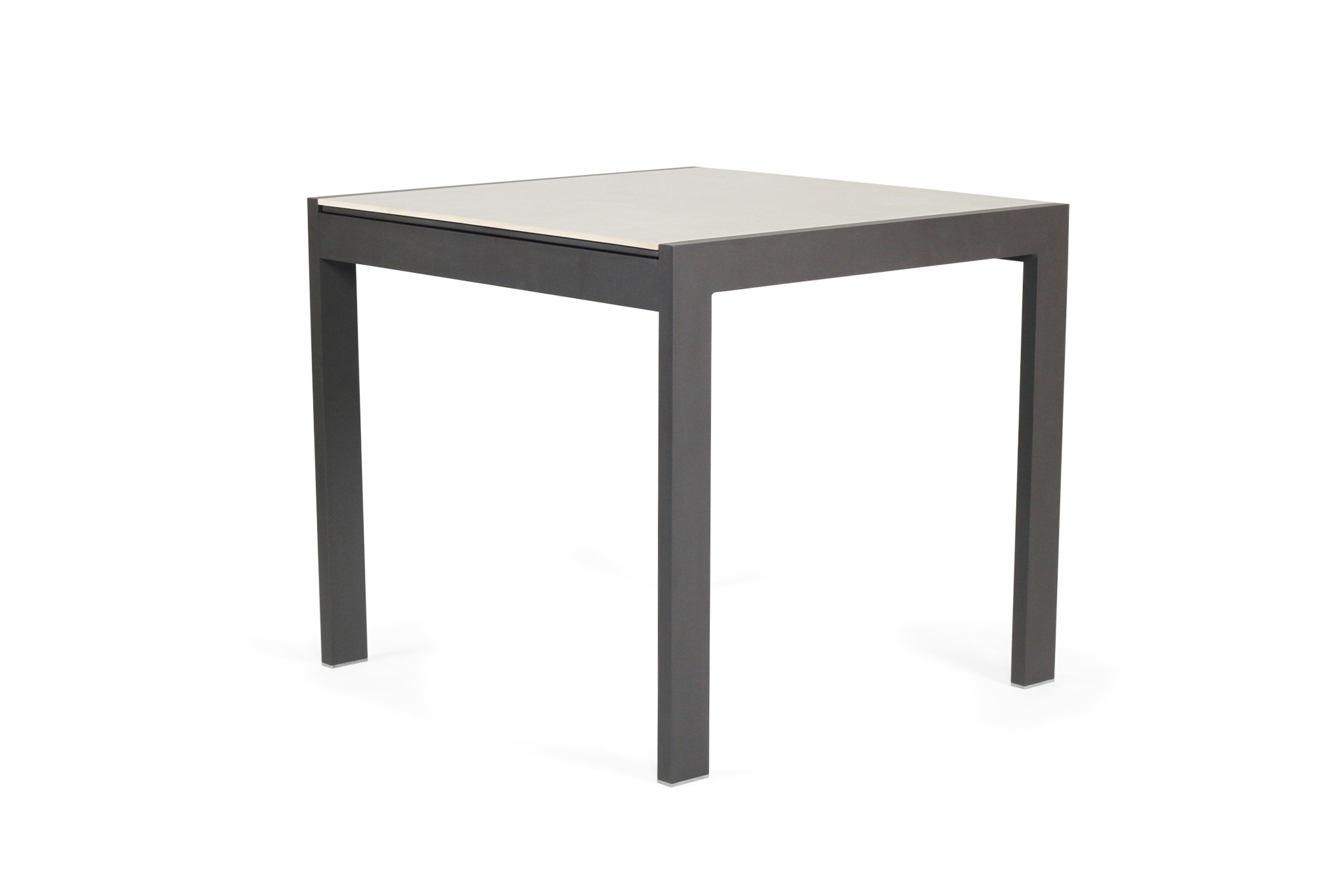 Roberto Outdoor Dining Table 80cm - Asteroid Black (Charcoal) - Image 3