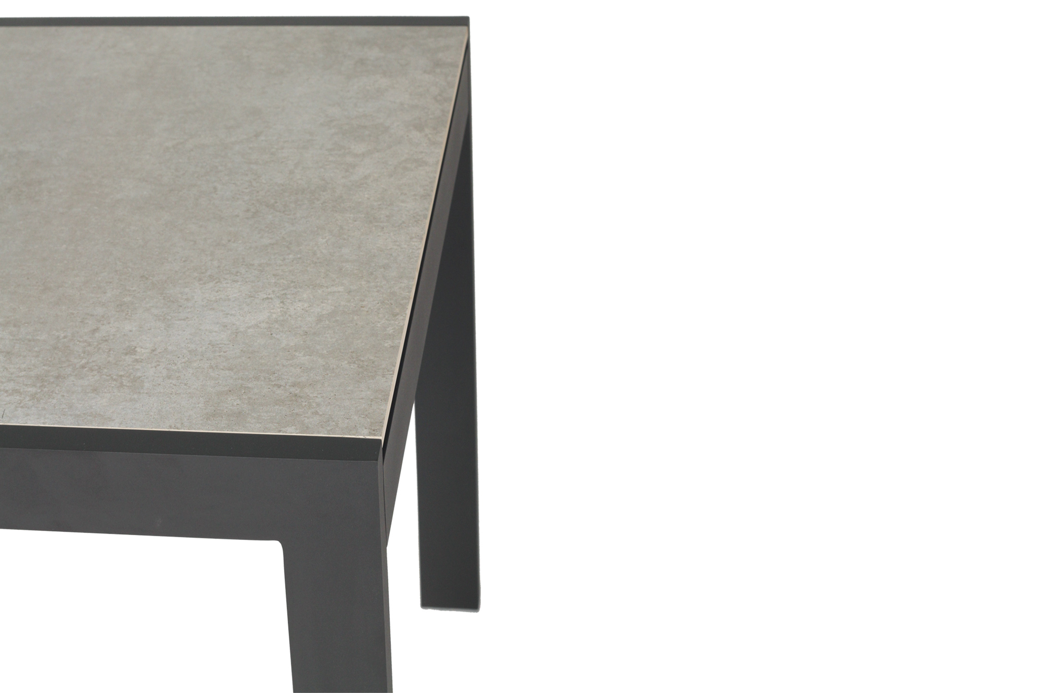 Roberto Outdoor Dining Table 80cm - Asteroid Black (Charcoal) - Image 9