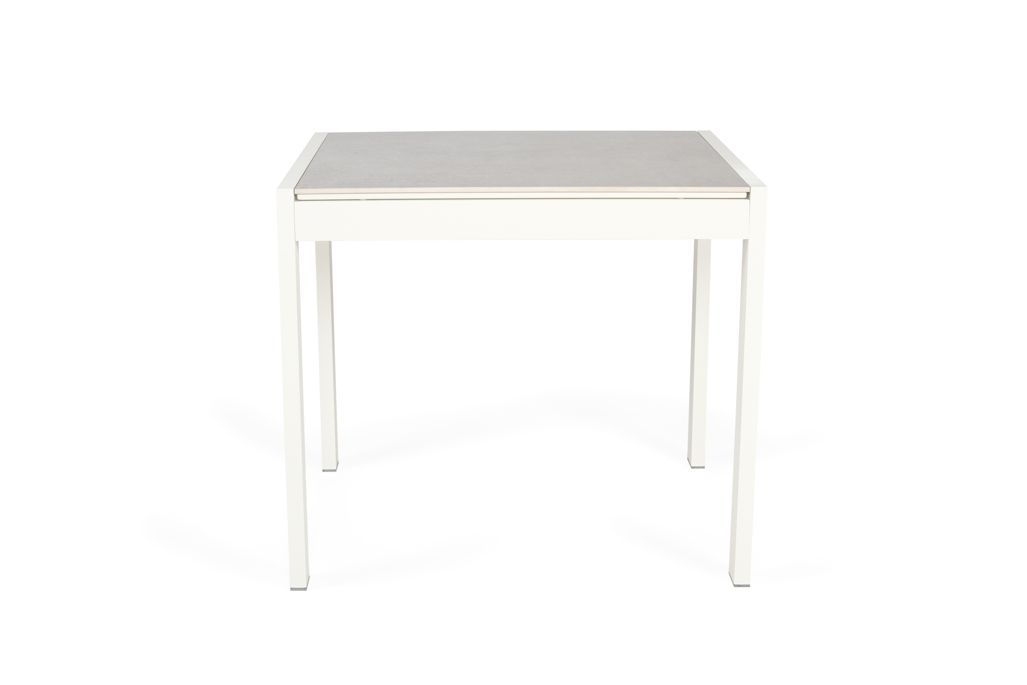 Roberto Outdoor Dining Table 80cm - Pearl White - Image 4