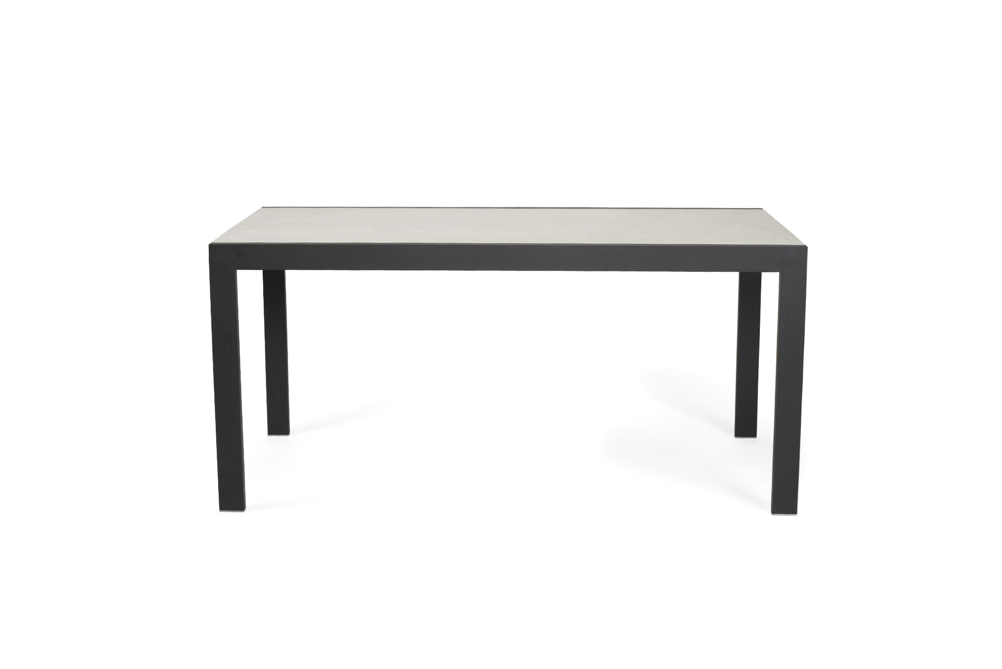 Roberto Outdoor Dining Table 160cm - Asteroid Black (Charcoal)