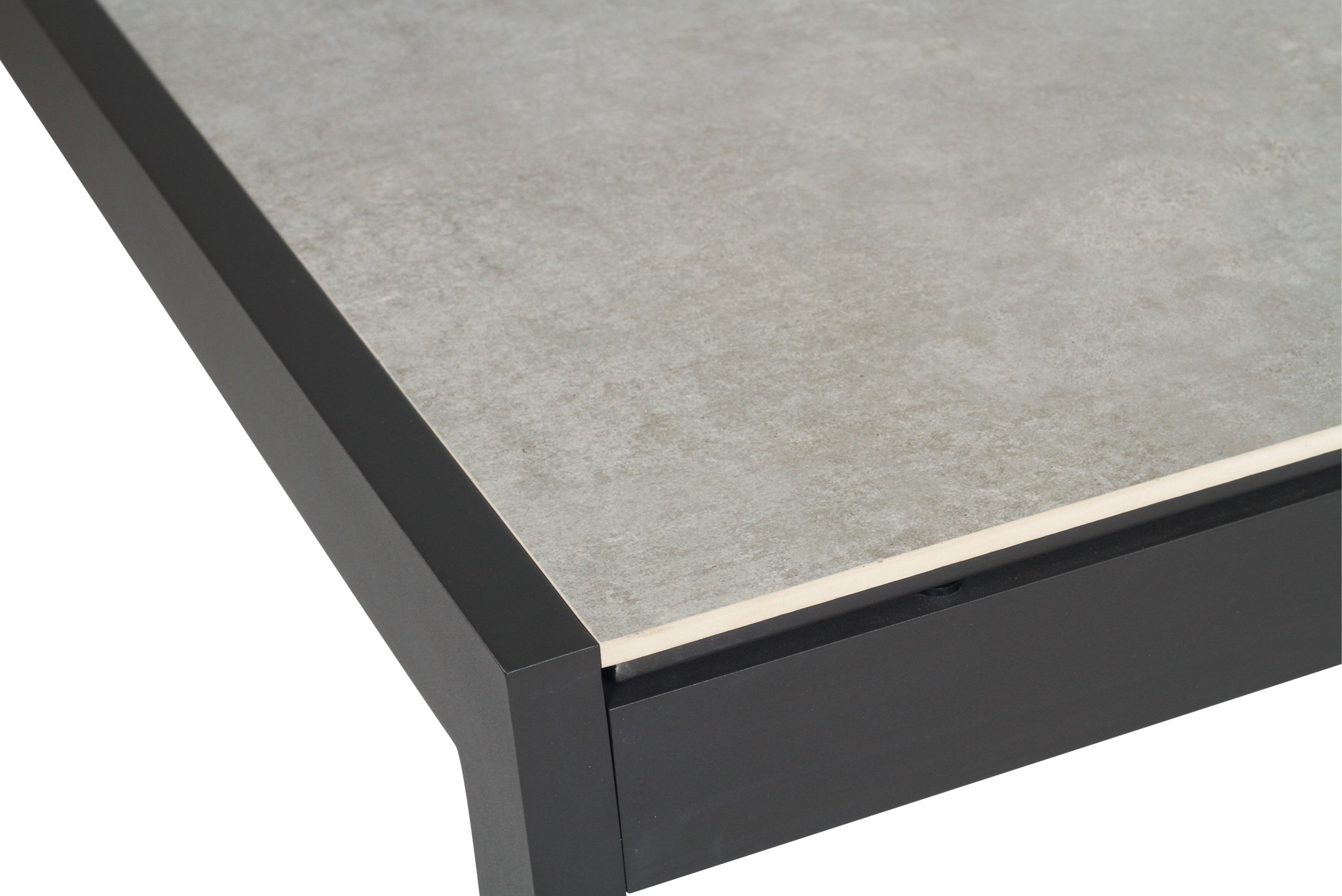 Roberto Outdoor Dining Table 160cm - Asteroid Black (Charcoal) - Image 6