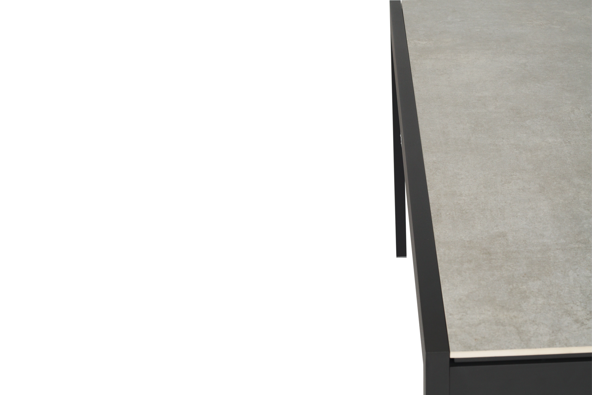 Roberto Outdoor Dining Table 160cm - Asteroid Black (Charcoal) - Image 8