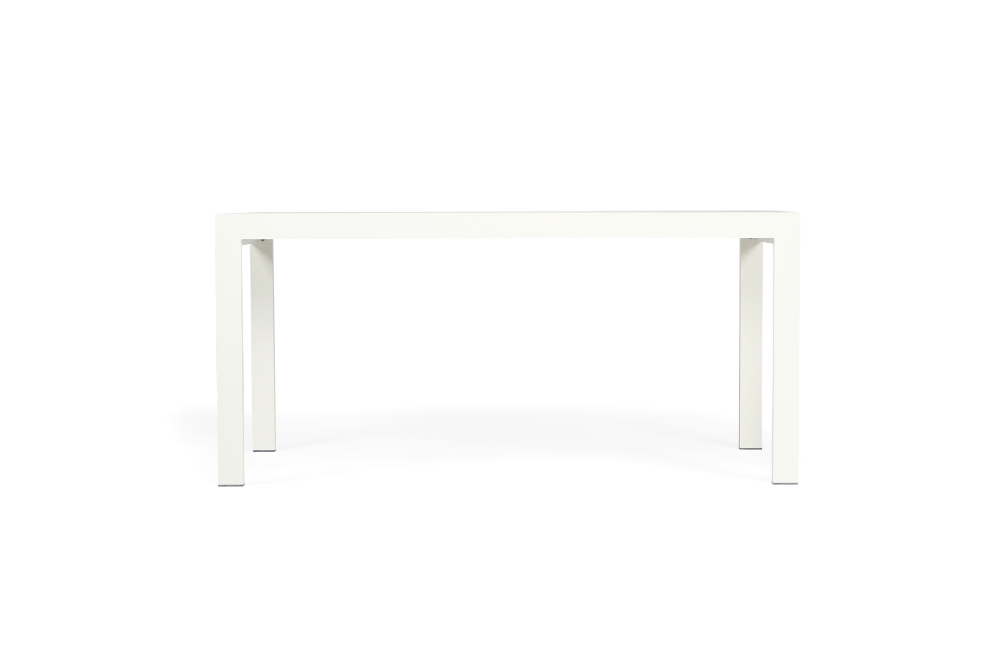 Roberto Outdoor Dining Table 160cm - Pearl White - Image 3