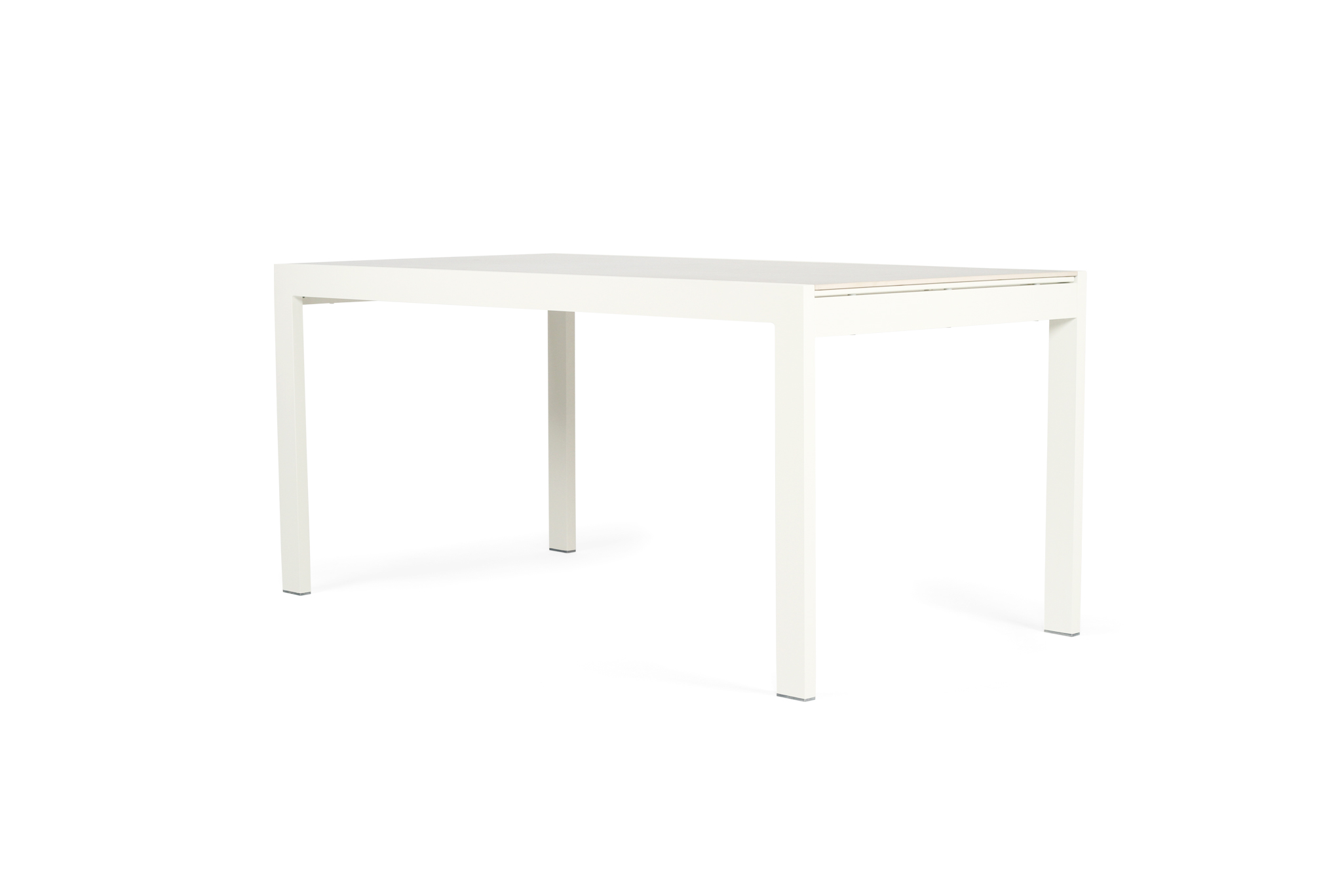 Roberto Outdoor Dining Table 160cm - Pearl White - Image 4