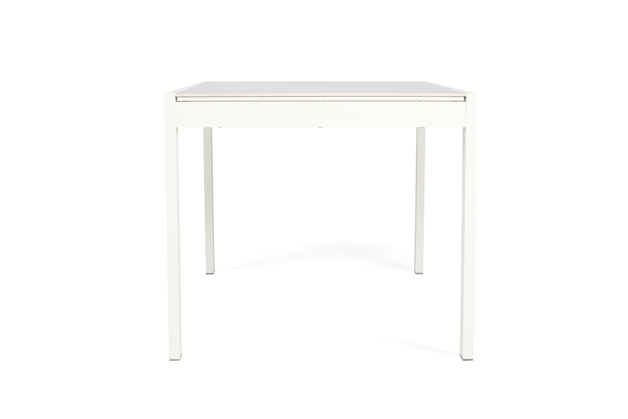 Roberto Outdoor Dining Table 160cm - Pearl White - Image 5