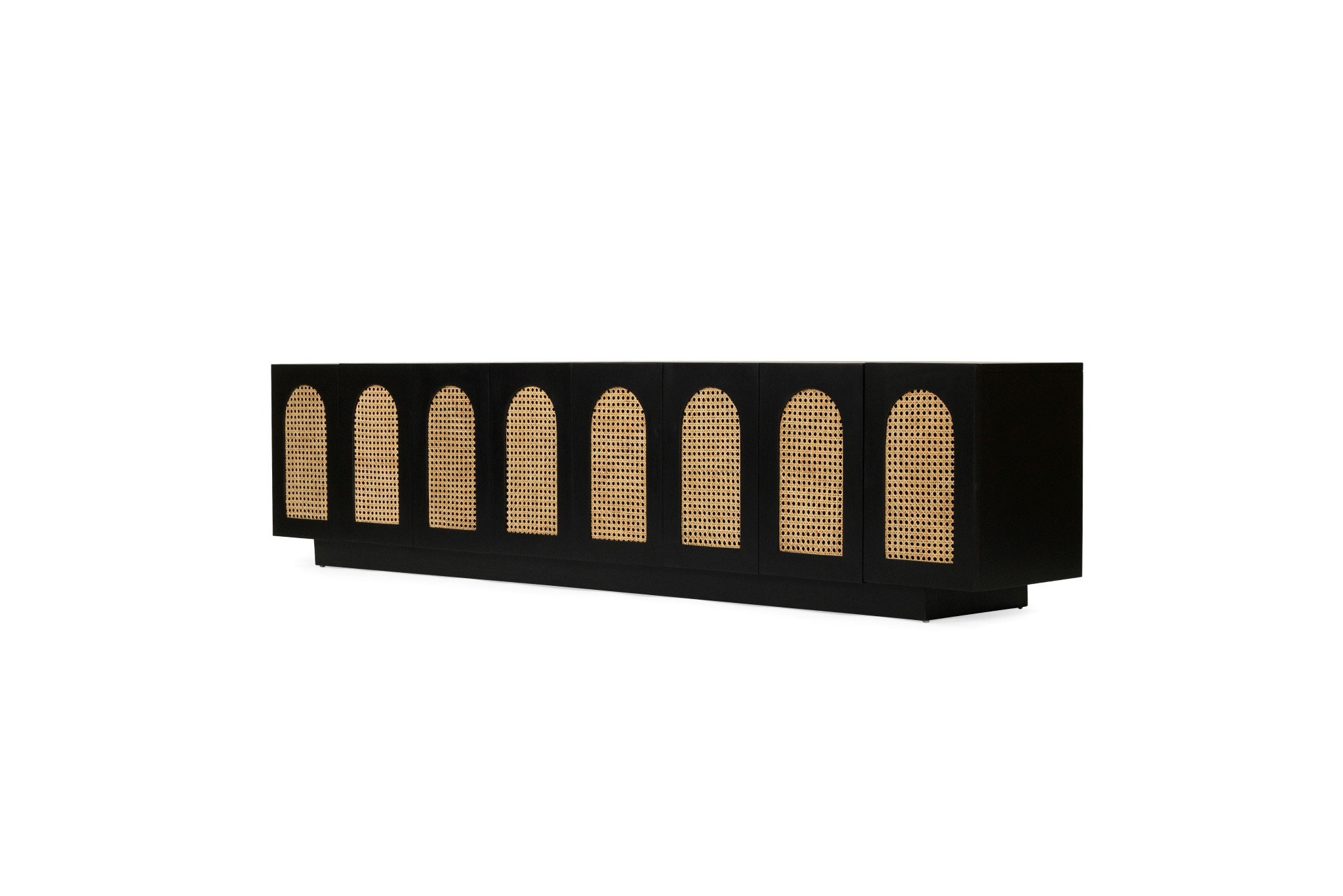Ryan Eight Door Entertainment Unit - Black - Image 2
