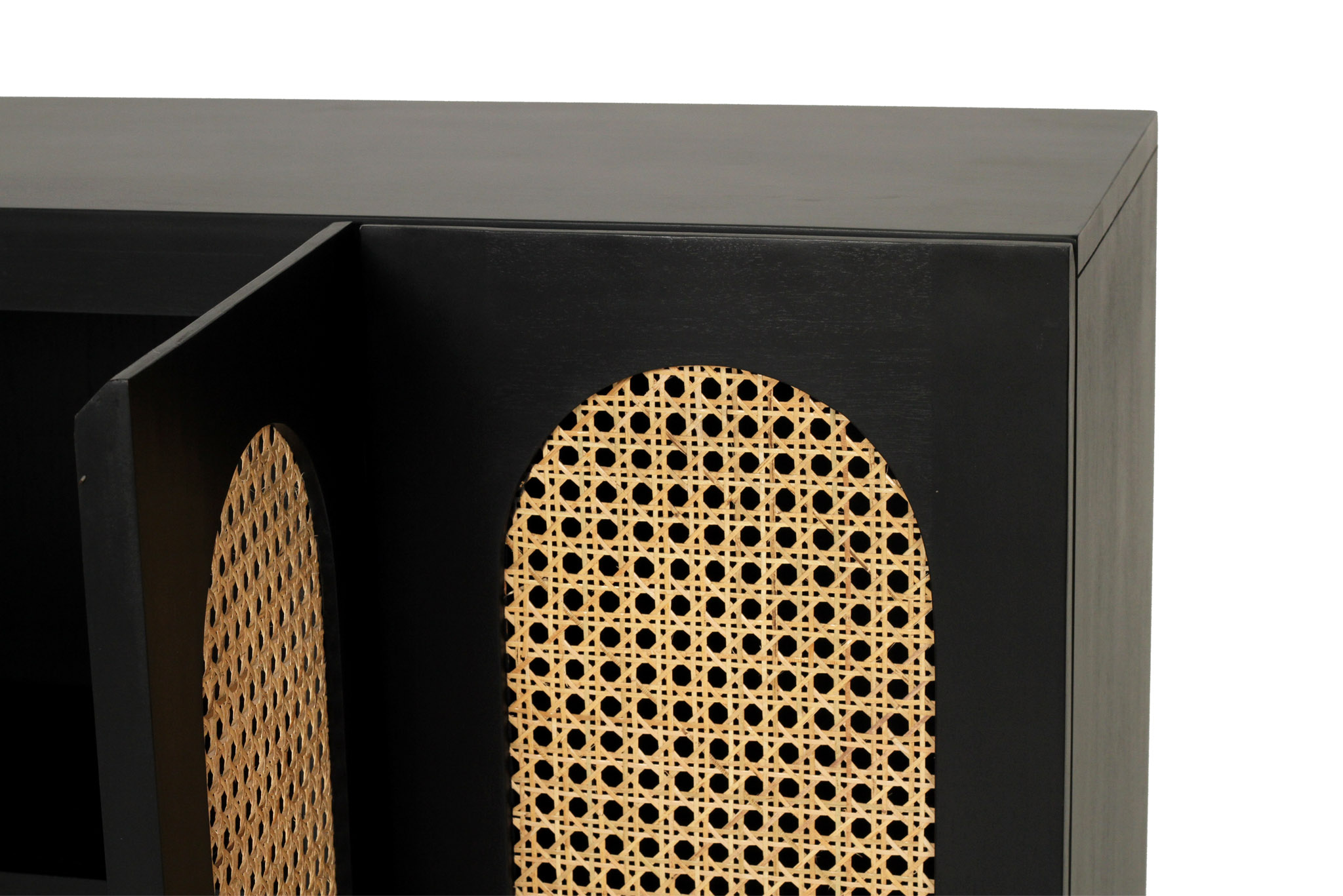 Ryan Three Door Sideboard - Black - Image 7