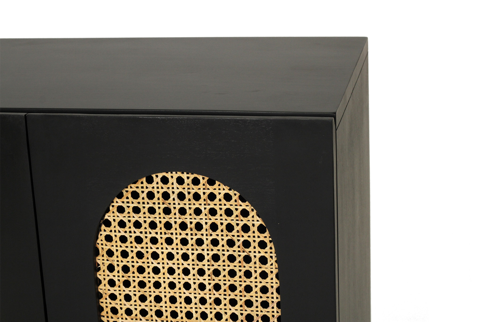 Ryan Three Door Sideboard - Black - Image 9