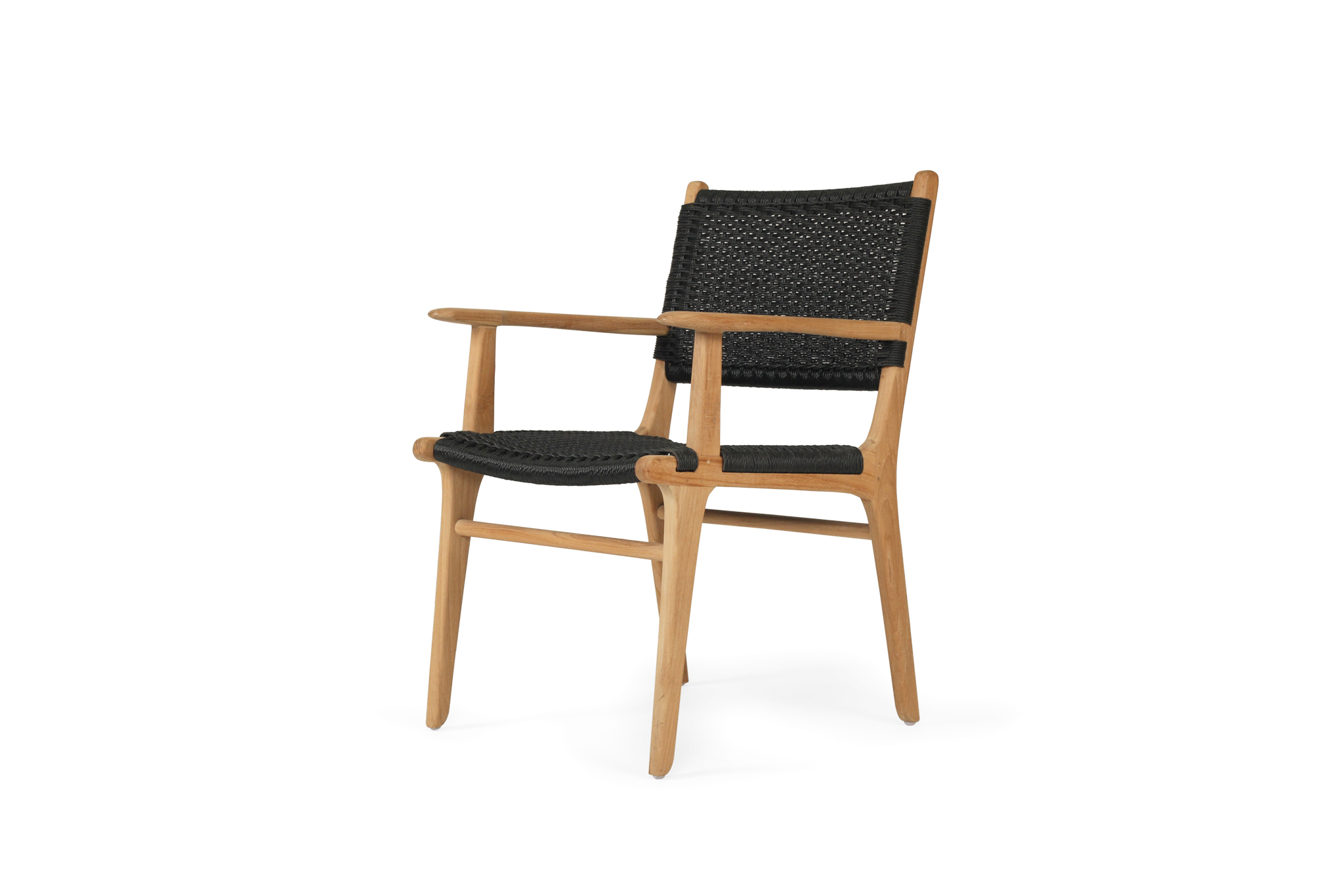 Zen Armchair - Black - Close Weave - Image 2