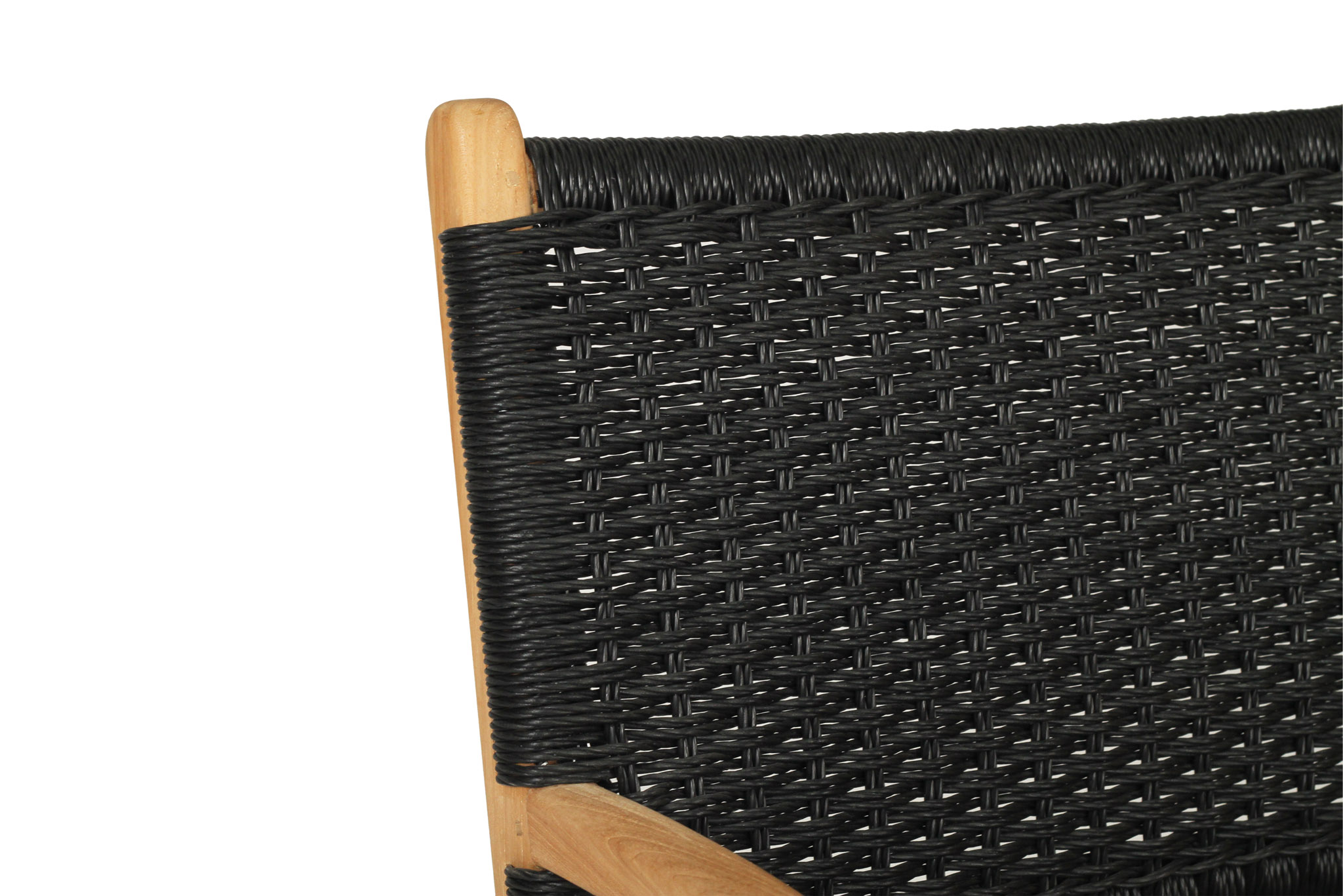 Zen Armchair - Black - Close Weave - Image 8