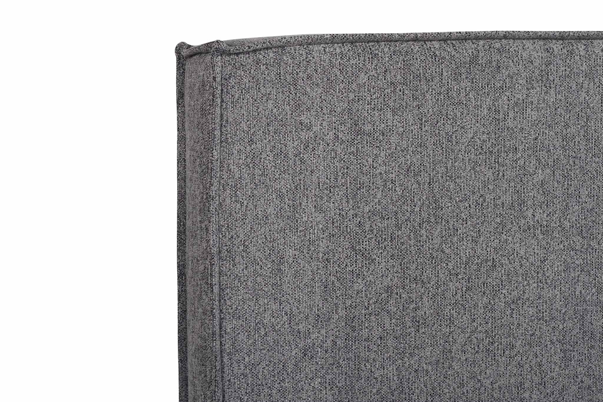 Harvey Upholstered Bedhead - Blue Grey - Image 5