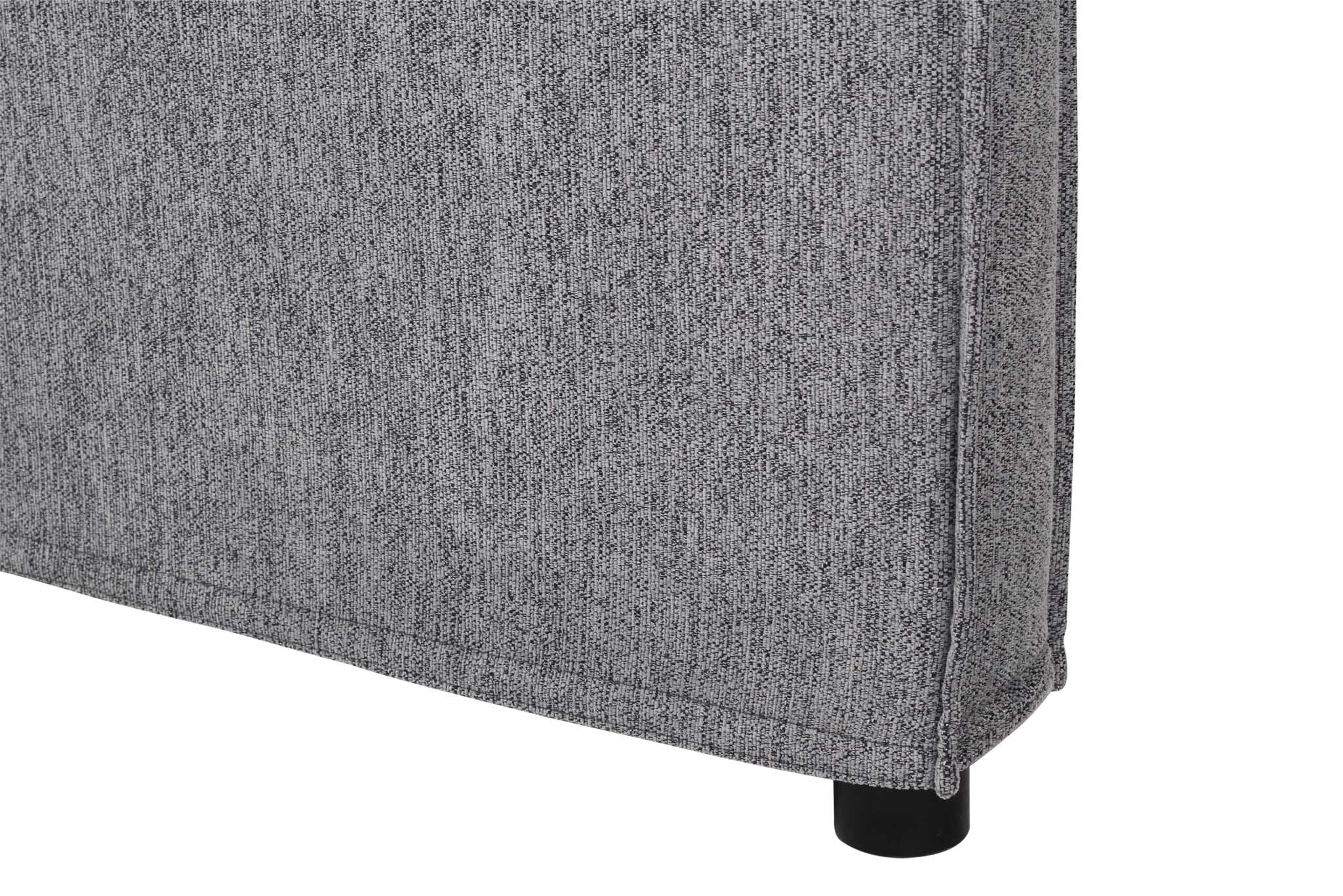 Harvey Upholstered Bedhead - Blue Grey - Image 6