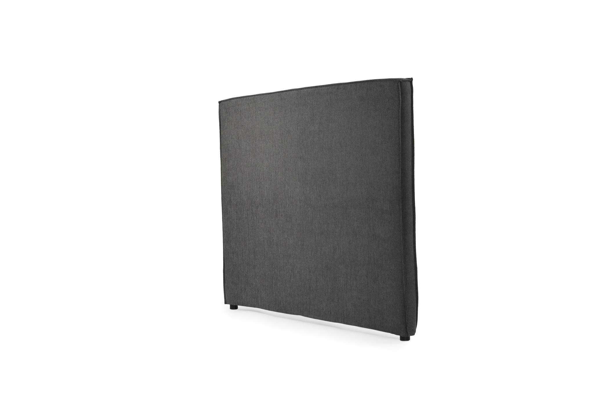 Harvey Upholstered Bedhead - Charcoal - Image 3