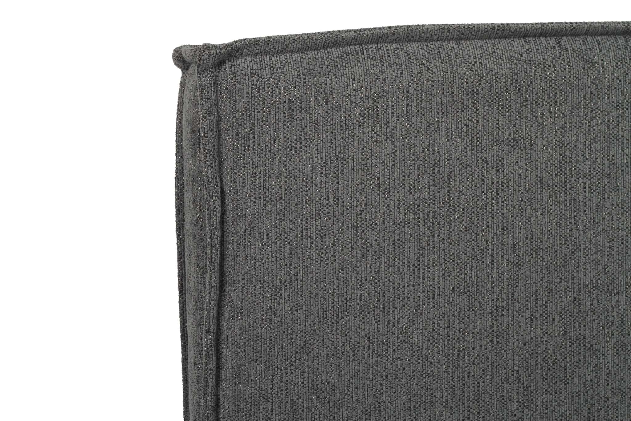 Harvey Upholstered Bedhead - Charcoal - Image 5