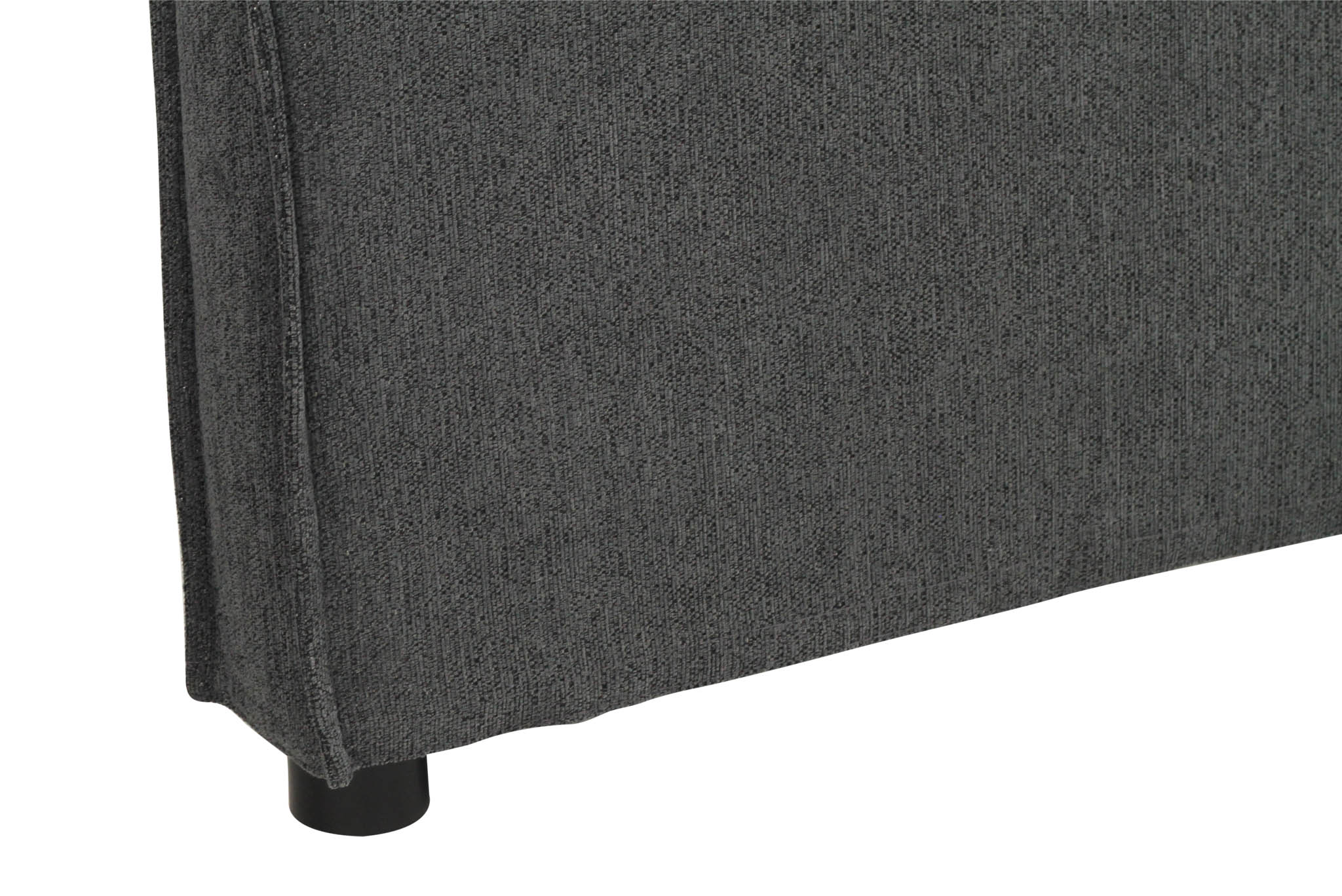 Harvey Upholstered Bedhead - Charcoal - Image 7