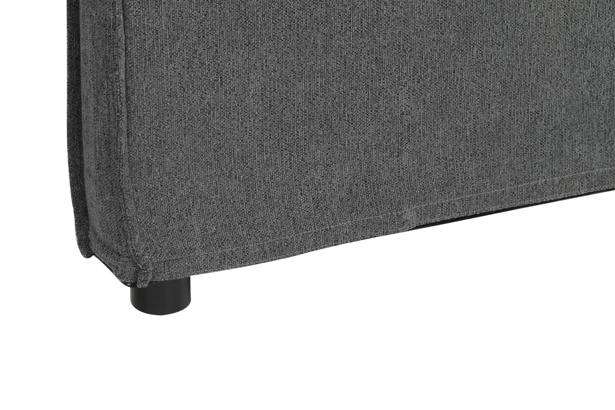 Harvey Upholstered Bedhead - Charcoal - Image 12