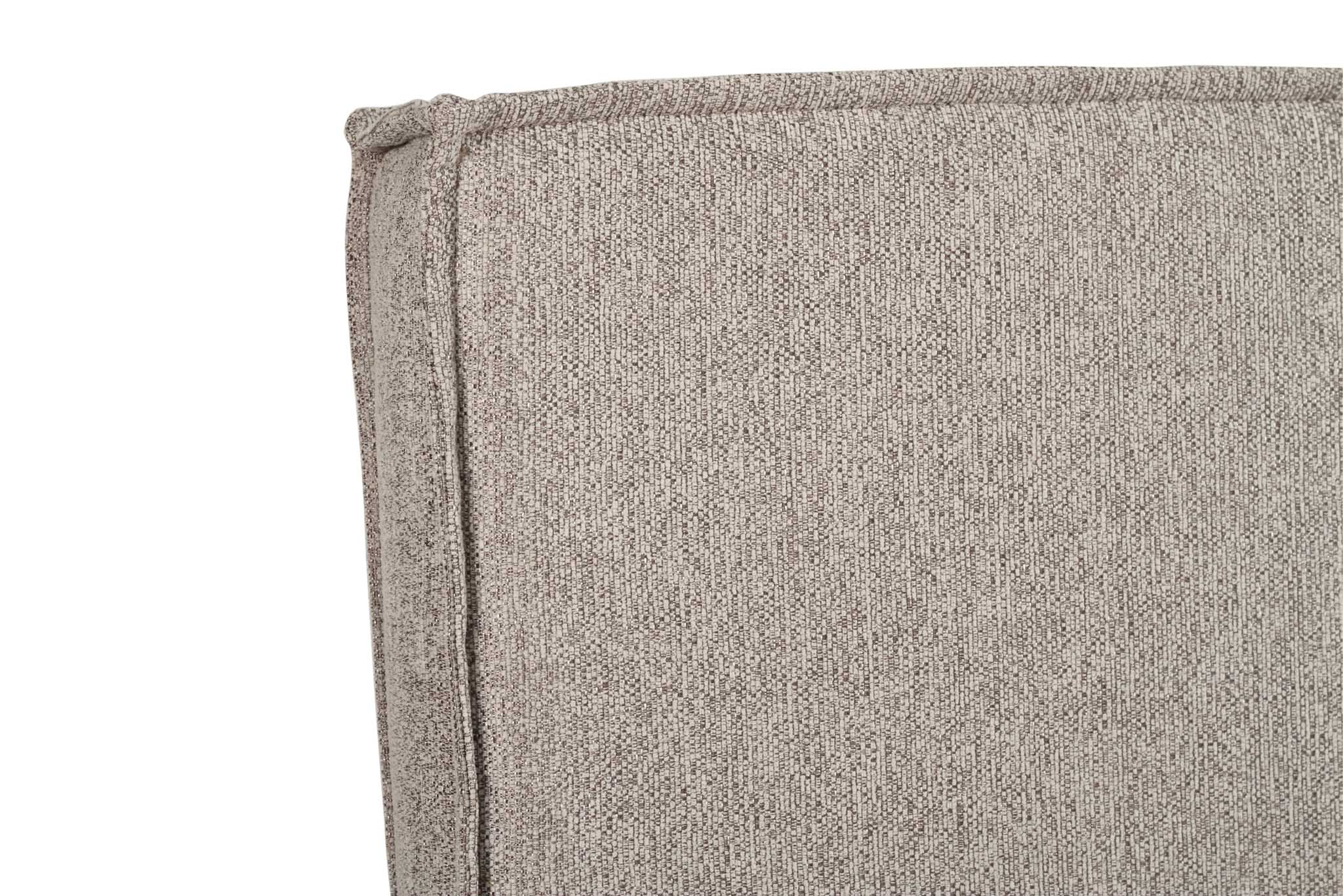 Harvey Upholstered Bedhead - Light Grey - Image 9