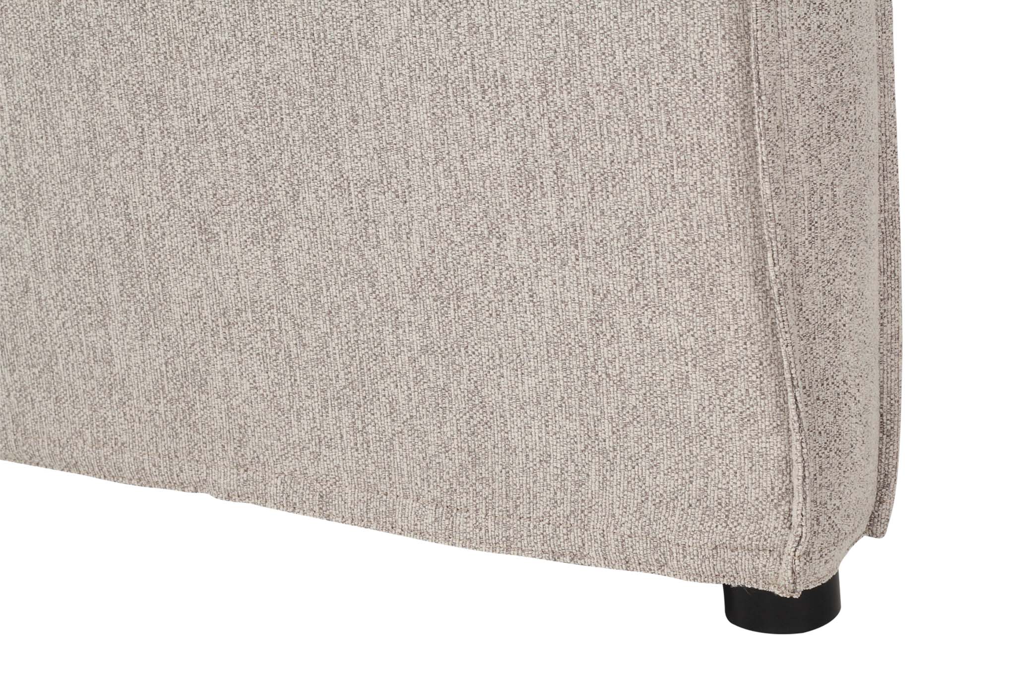 Harvey Upholstered Bedhead - Light Grey - Image 10