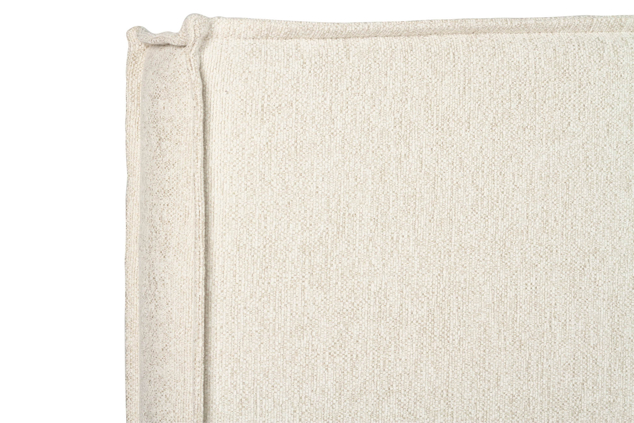 Harvey Upholstered Bedhead - Off White - Image 6