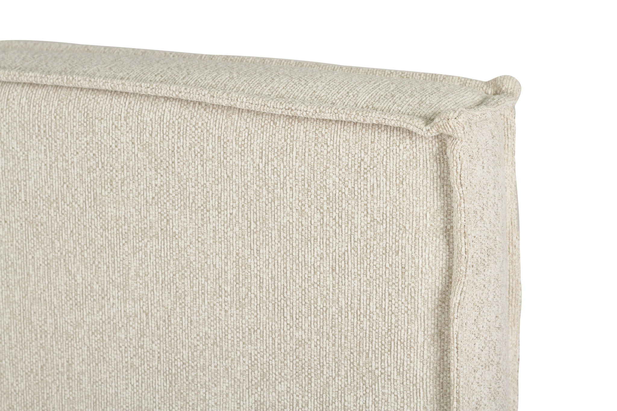 Harvey Upholstered Bedhead - Off White - Image 11