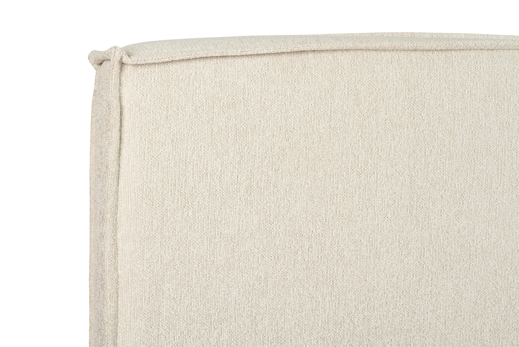 Harvey Upholstered Bedhead - Off White - Image 12