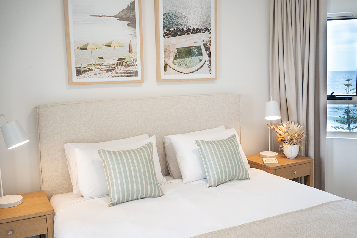 Harvey Upholstered Bedhead - Off White - Image 14