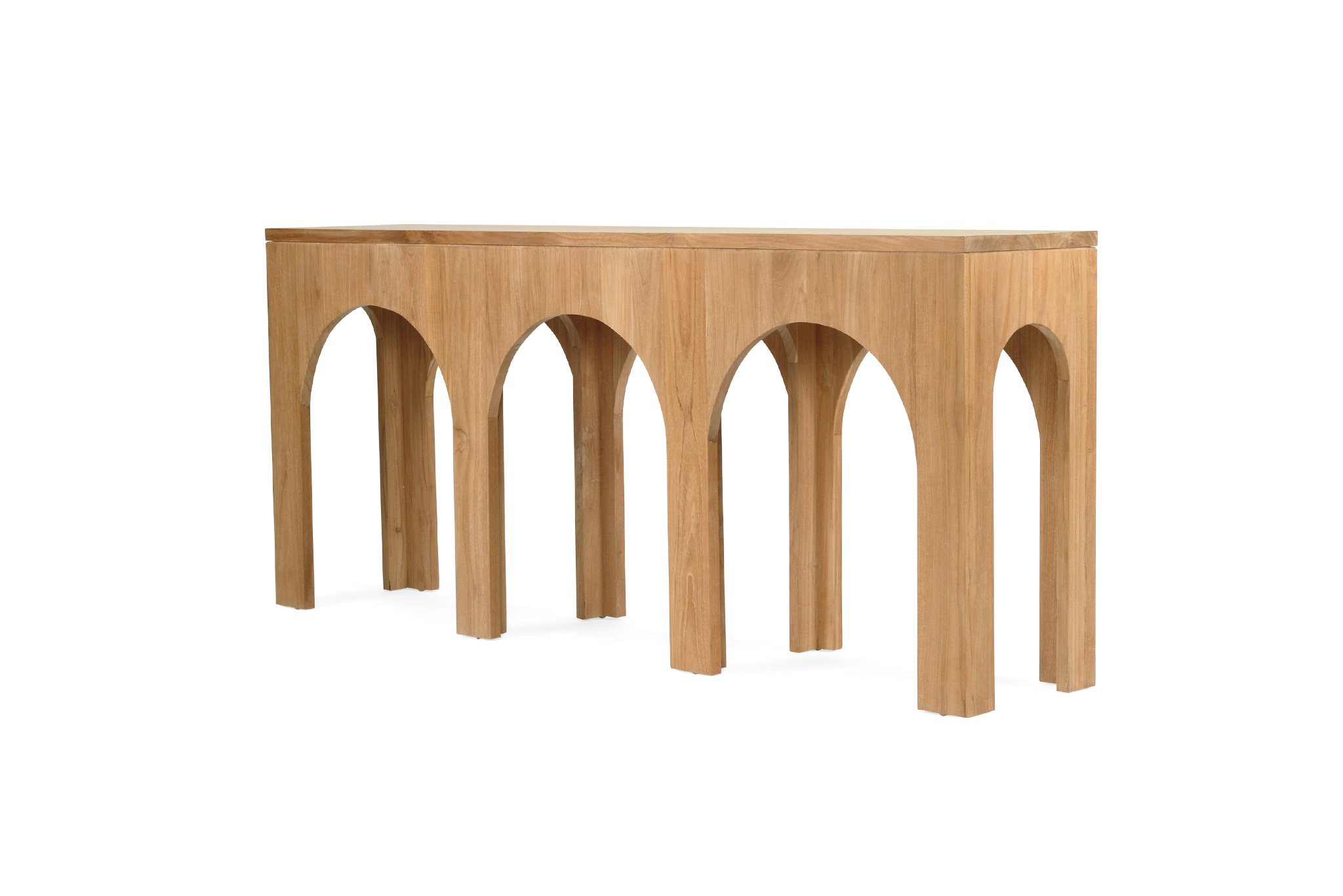 Isolde Console Table - Triple Arch - Image 3
