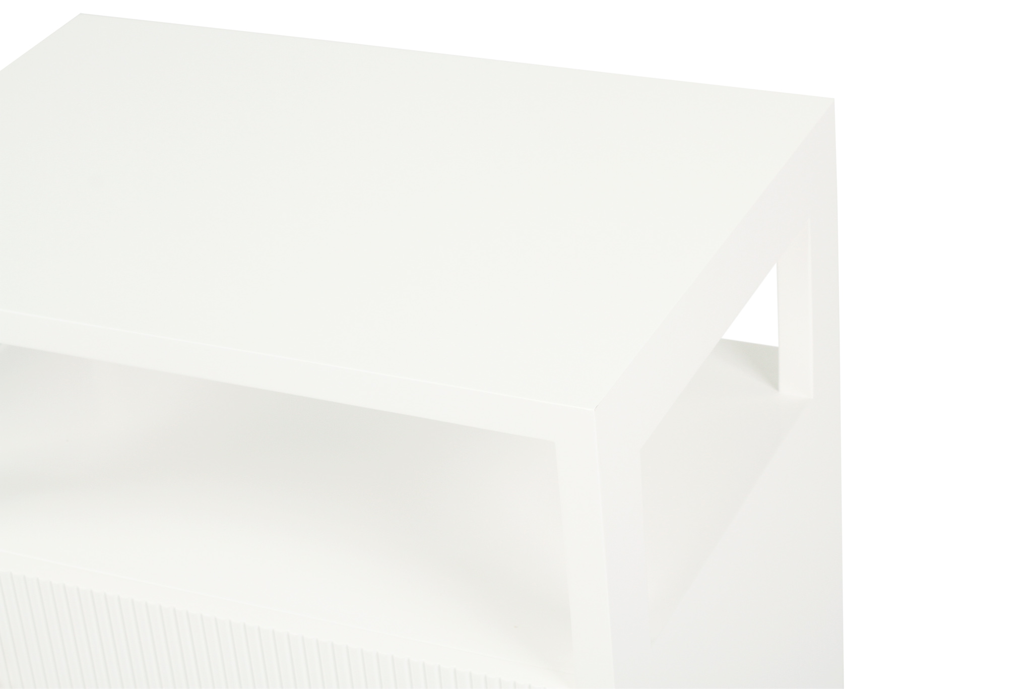 Audrey Bedside Table - White - Image 7