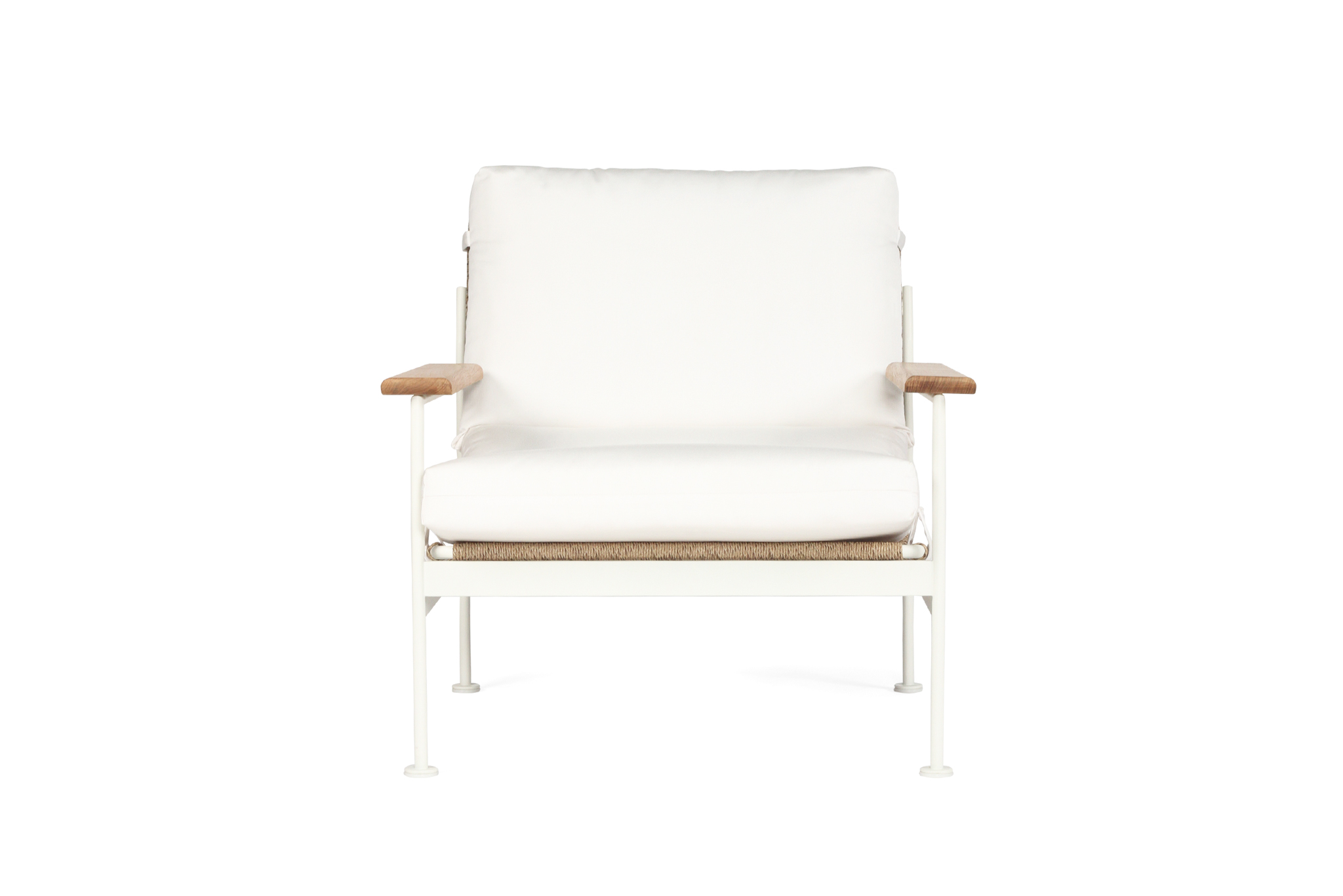 Bryce Outdoor 1 Seater Sofa - Pearl White - Image 12