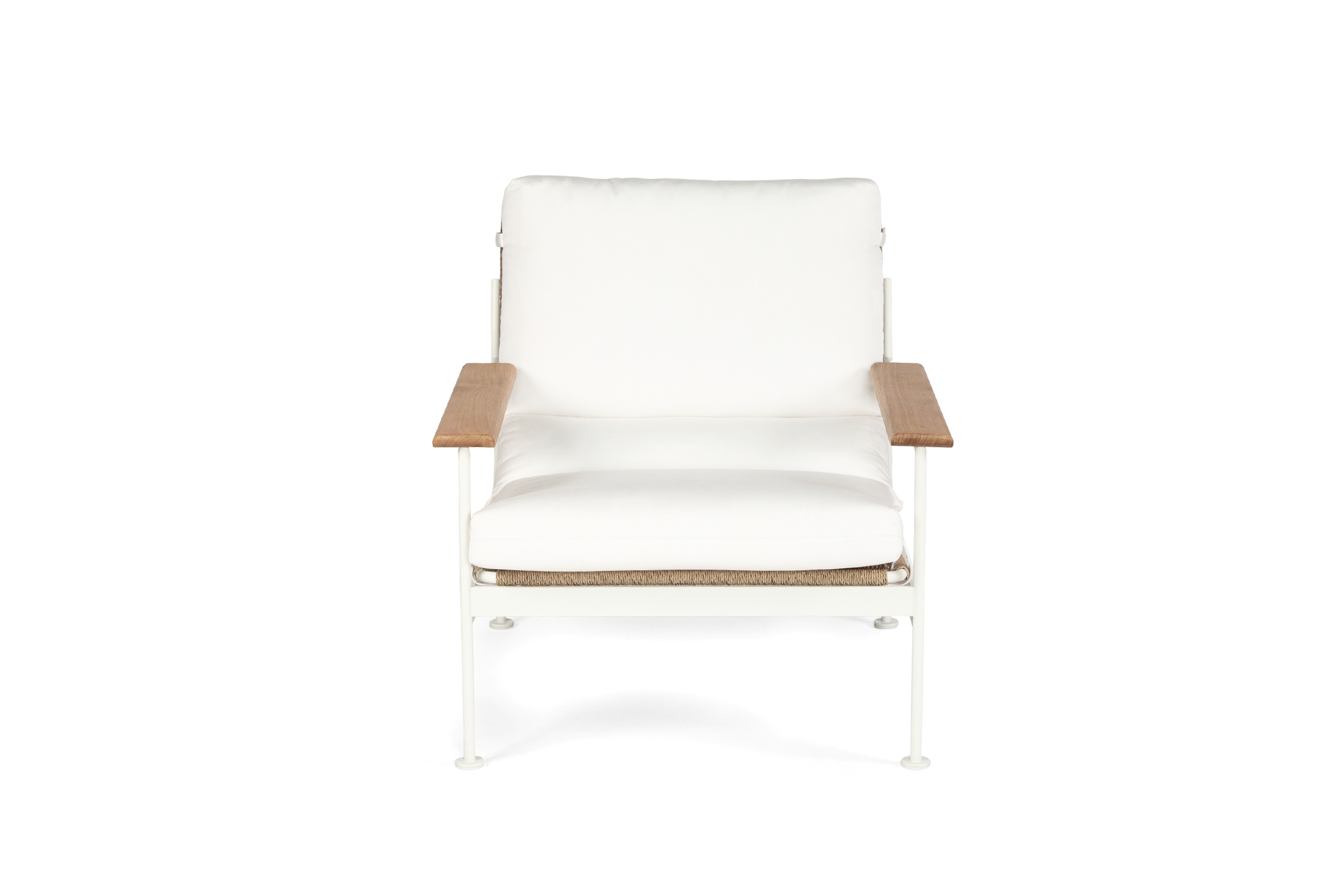 Bryce Outdoor 1 Seater Sofa - Pearl White - Image 13