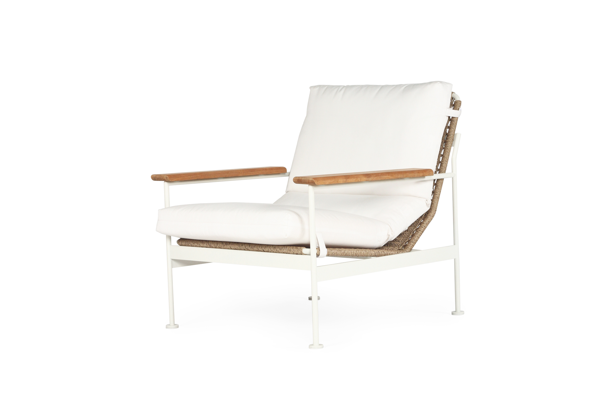 Bryce Outdoor 1 Seater Sofa - Pearl White - Image 14