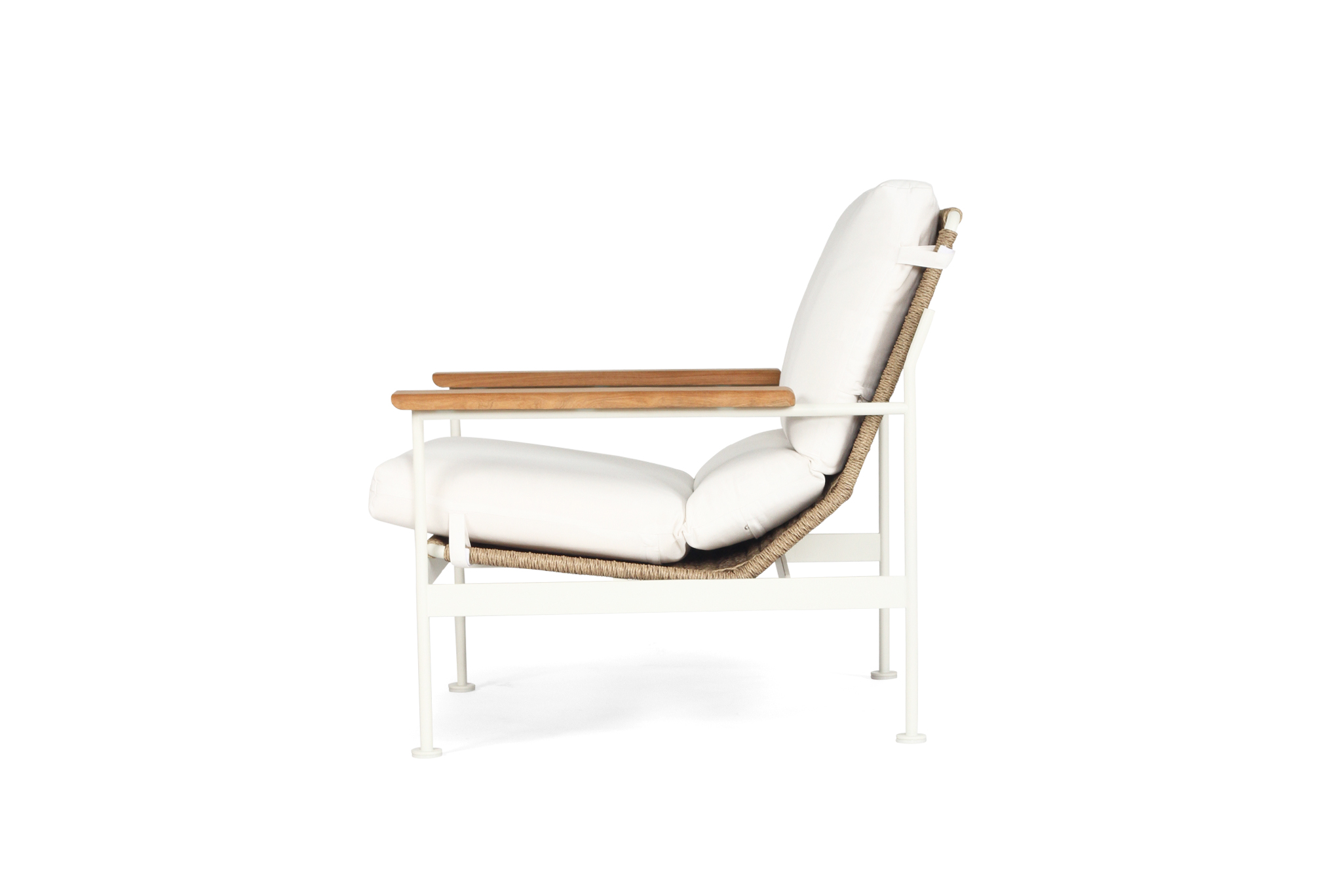 Bryce Outdoor 1 Seater Sofa - Pearl White - Image 15