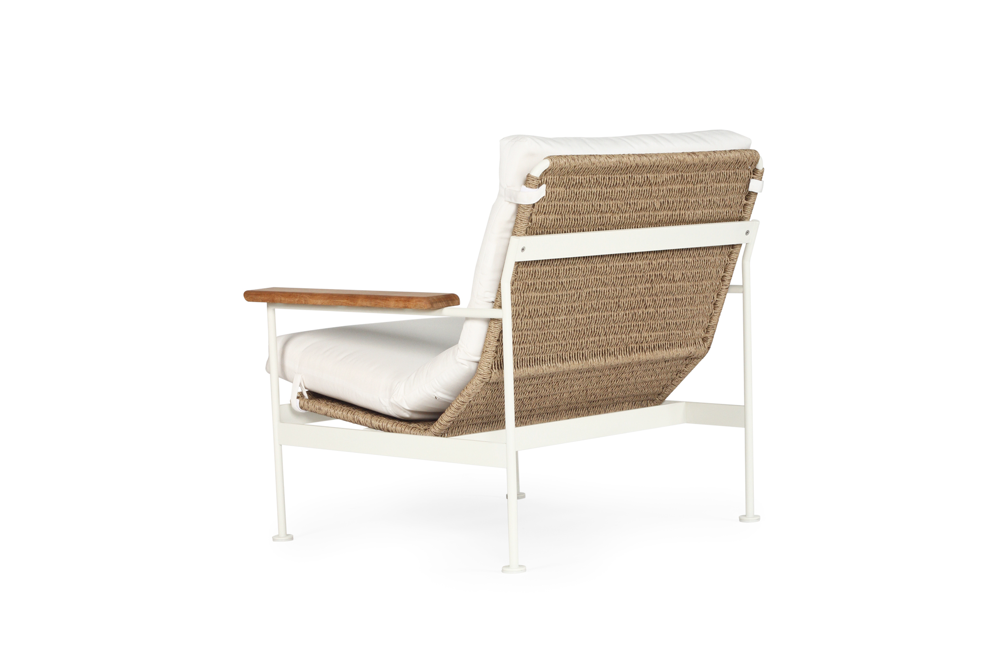 Bryce Outdoor 1 Seater Sofa - Pearl White - Image 16