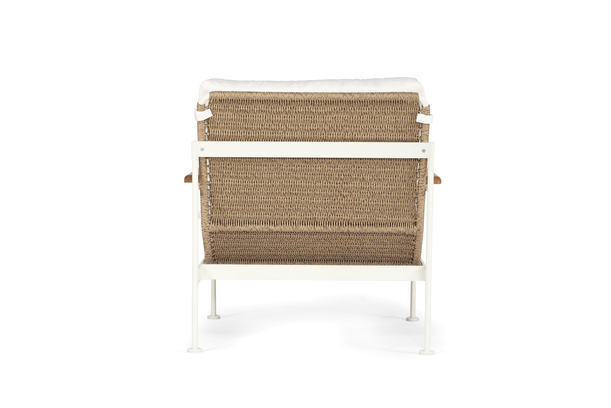 Bryce Outdoor 1 Seater Sofa - Pearl White - Image 17
