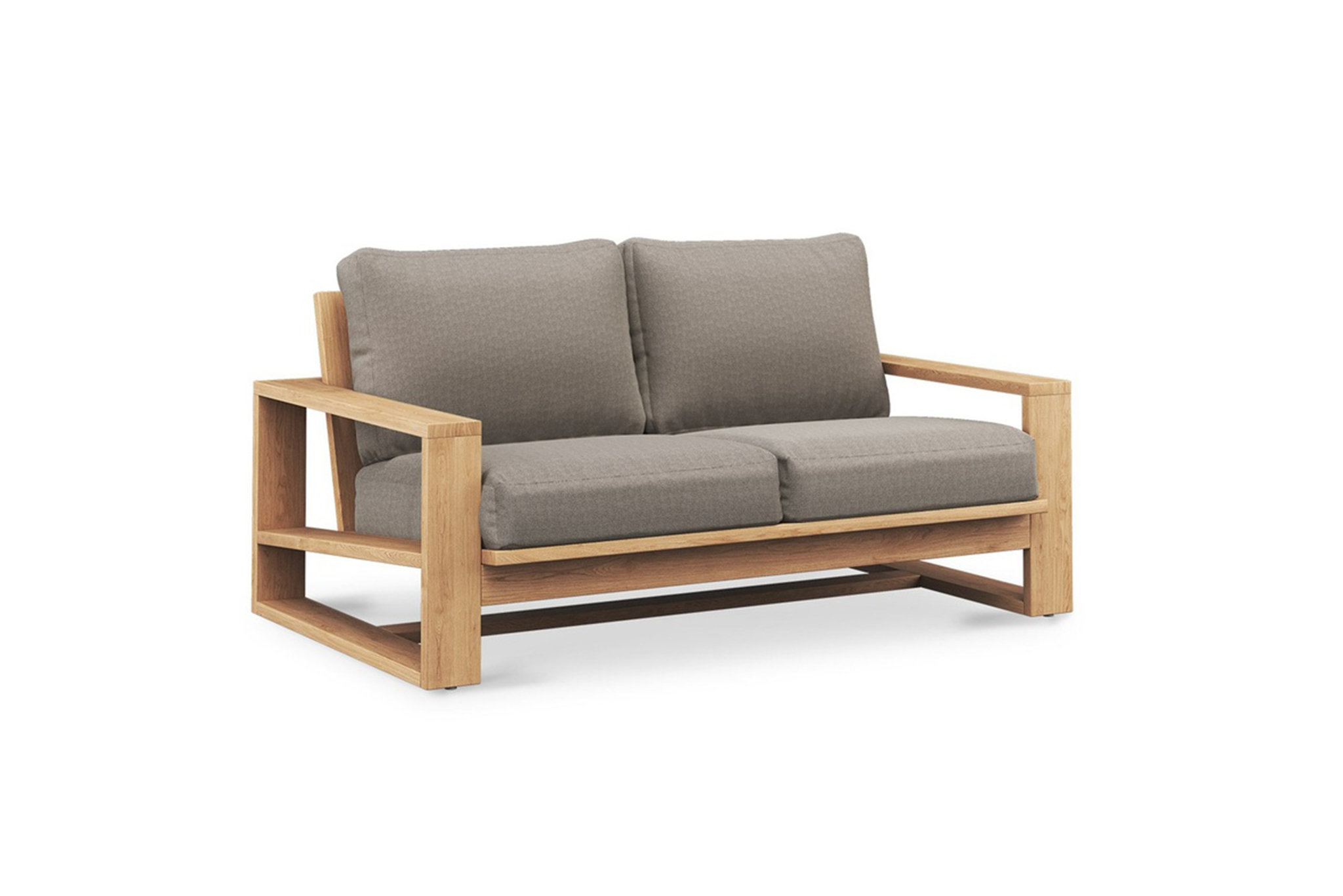 Double Island Outdoor Sofa - 2 Seater (Canvas Natural, Cast Slate or Cast Silver Upholstery) - Image 14
