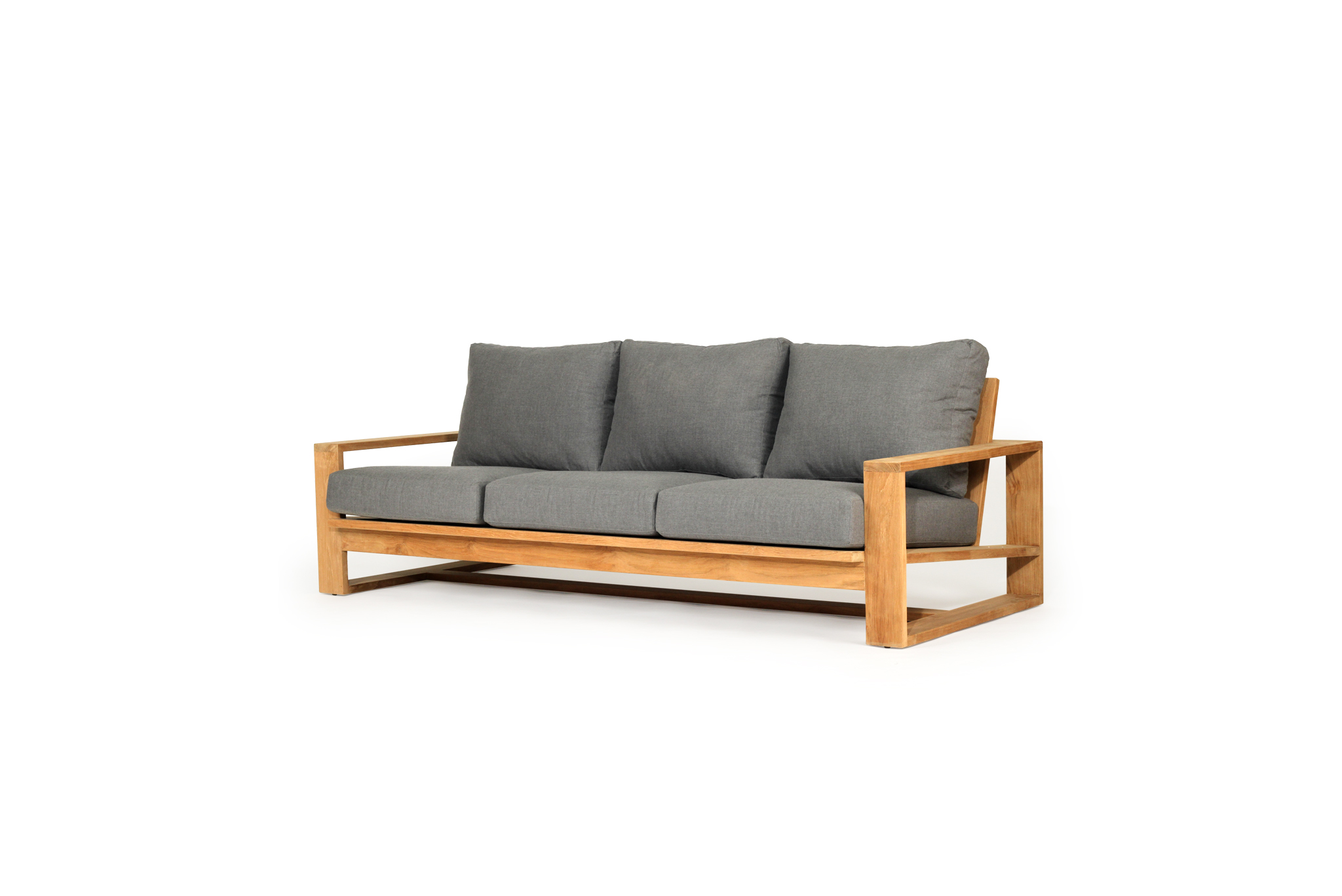 Double Island Outdoor Sofa - 3 Seater (Canvas Natural, Cast Slate or Cast Silver Upholstery) - Image 2