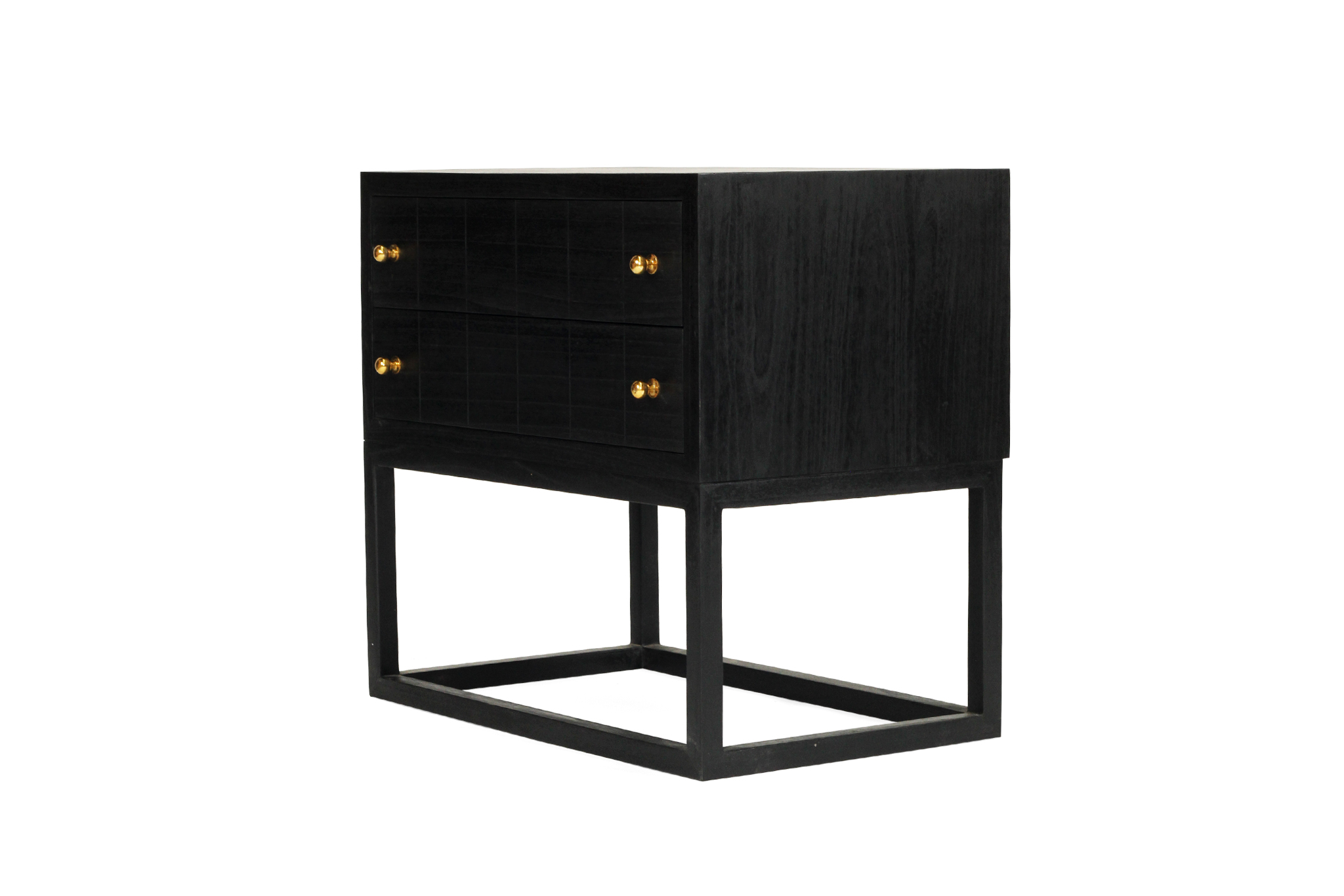 Lisette Bedside Table - Black - Image 3
