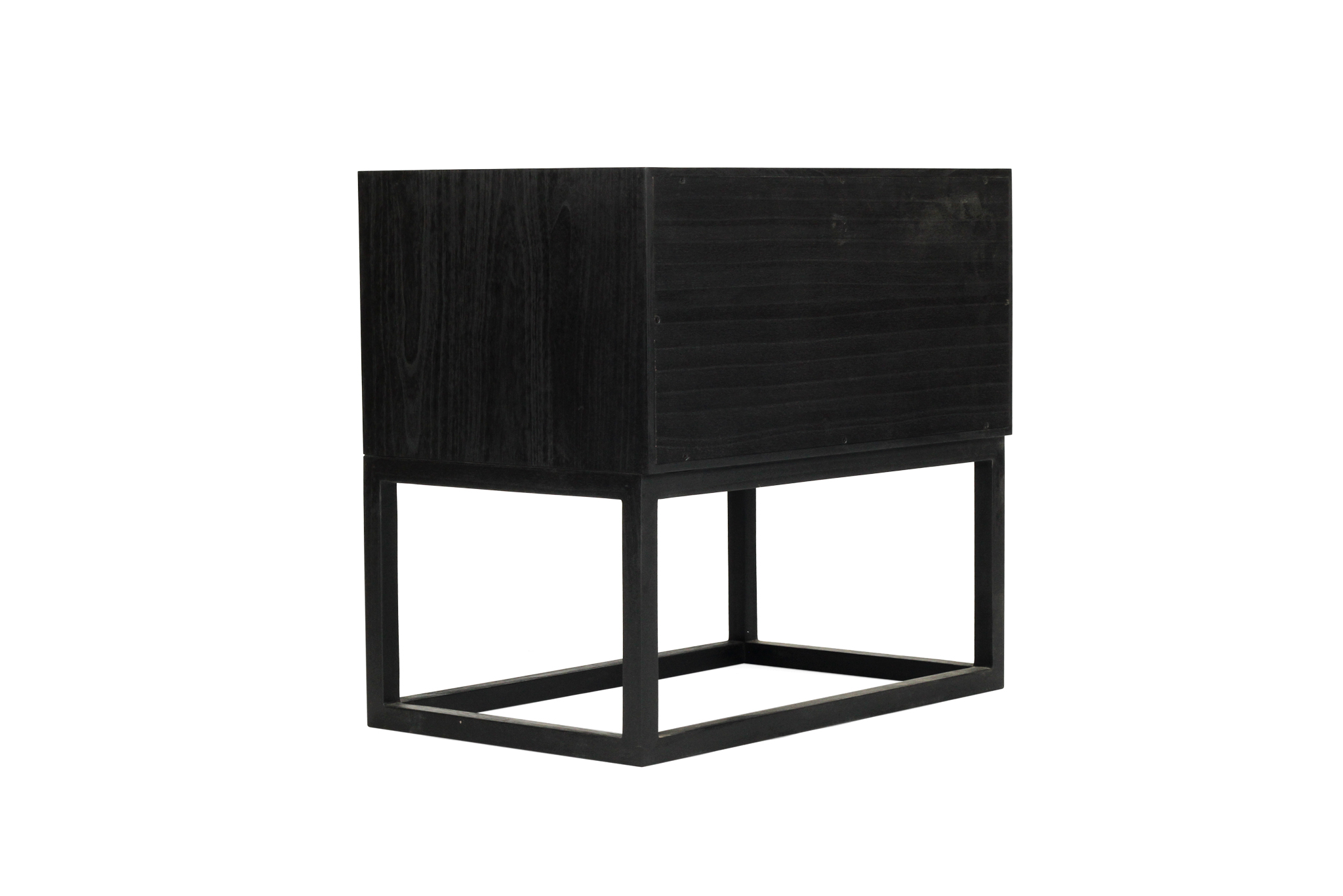 Lisette Bedside Table - Black - Image 8