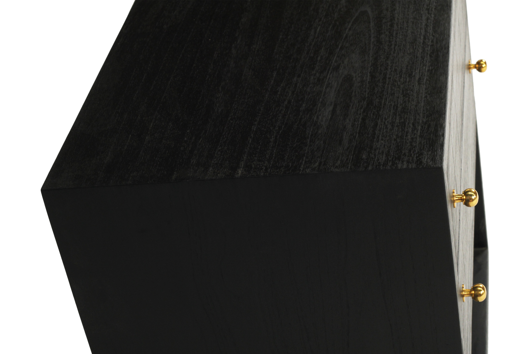 Lisette Bedside Table - Black - Image 9