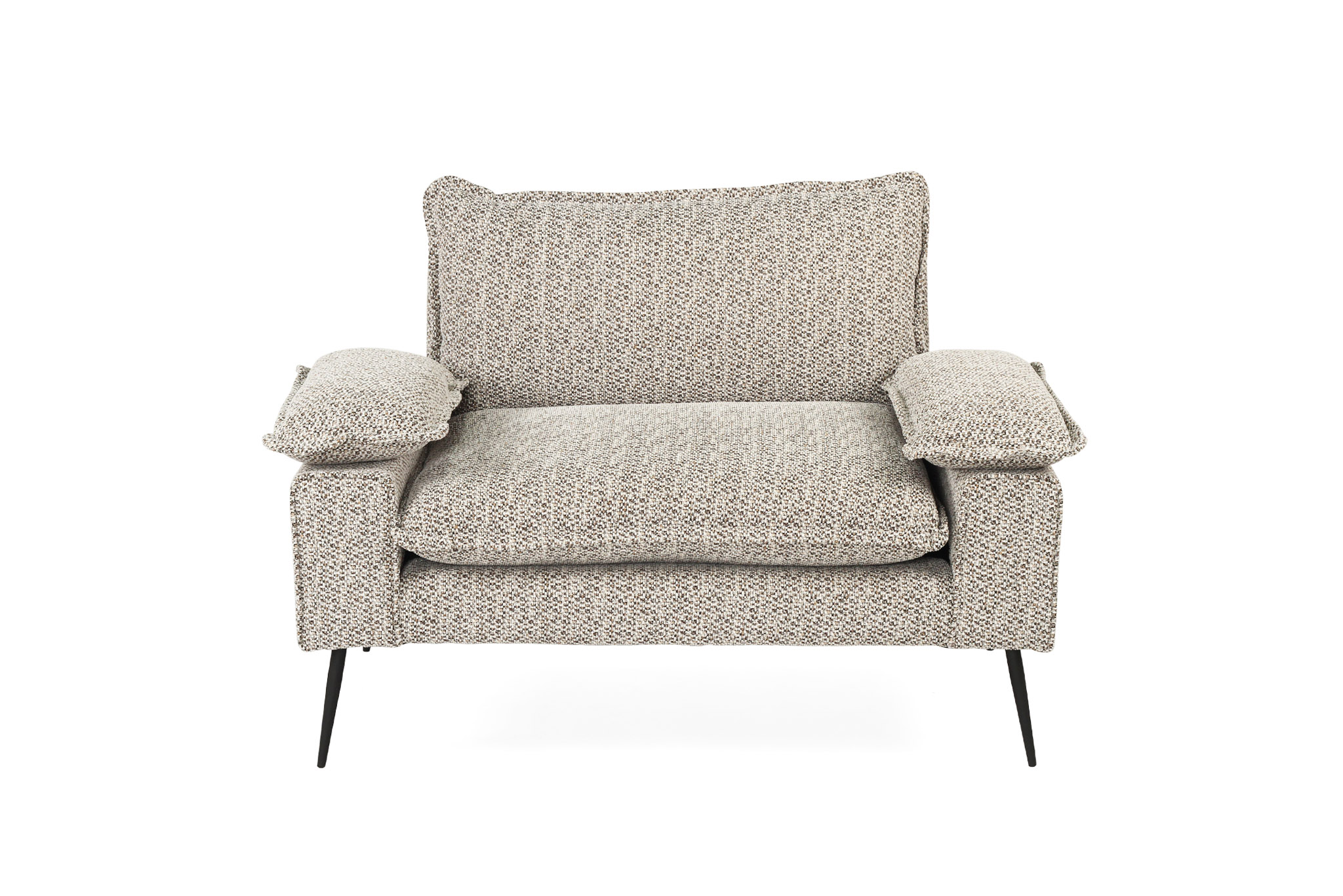 Marly 1 Seater Sofa - Mottled Taupe - Image 3