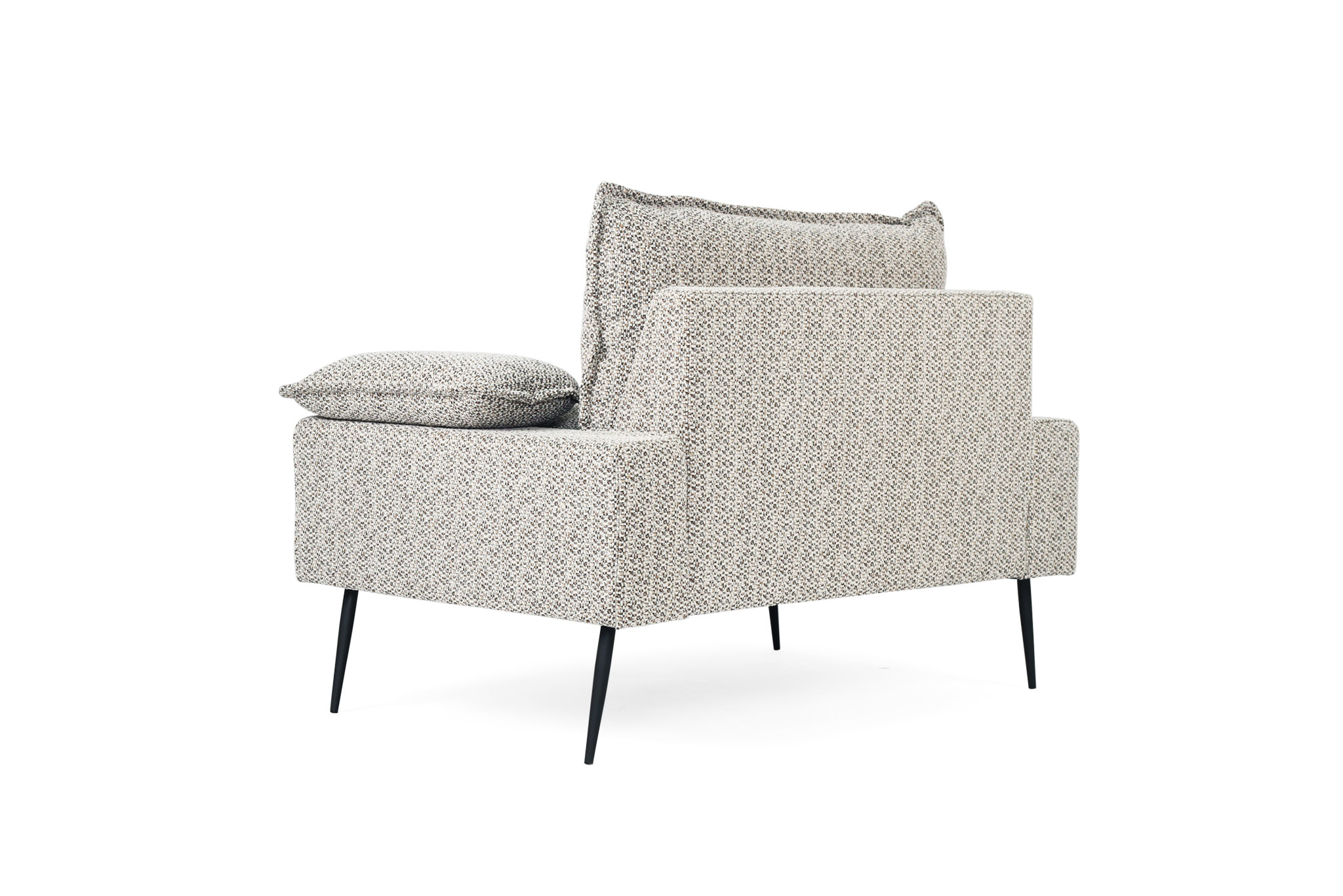 Marly 1 Seater Sofa - Mottled Taupe - Image 6